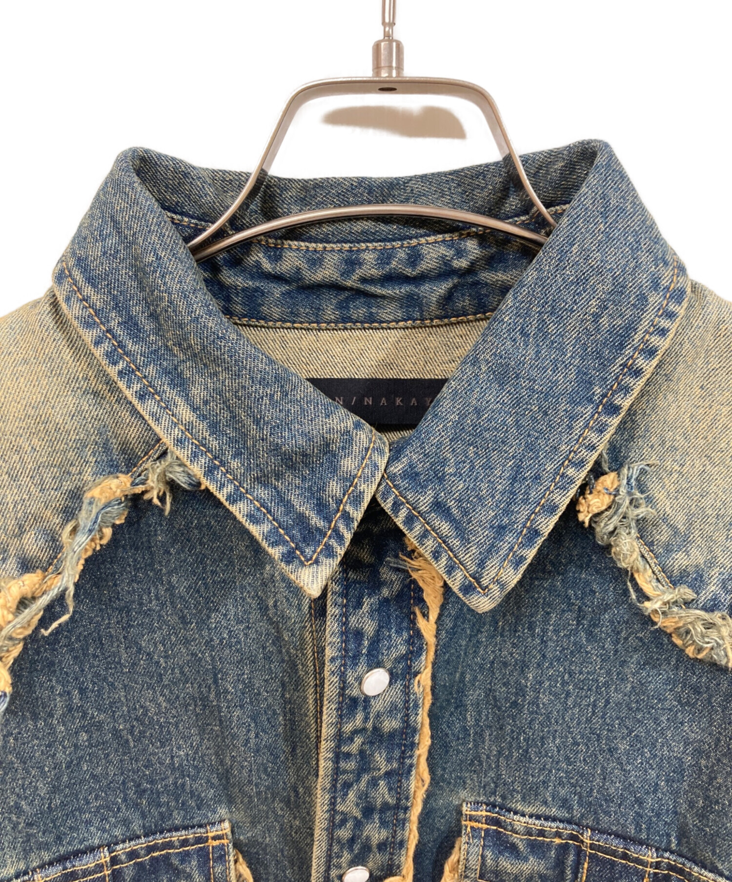 中古・古着通販】JUN/NAKAYAMA (ジュン ナカヤマ) FRINGE DENIM SHIRTS