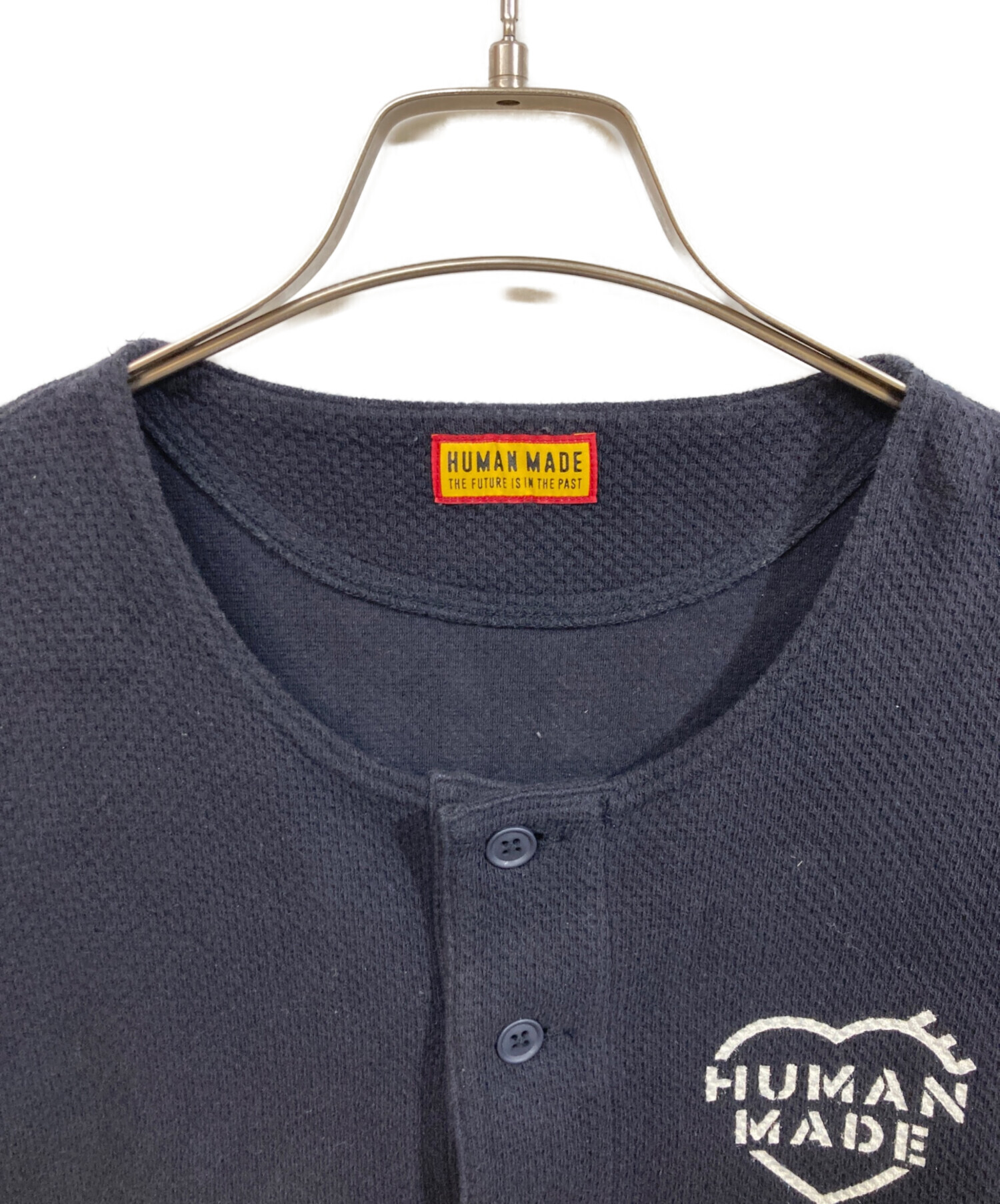 即購入OK human made HENLEY NECK T-SHIRT 中古・古着通販】HUMAN MADE (ヒューマンメイド) HENLEY NECK L/S T
