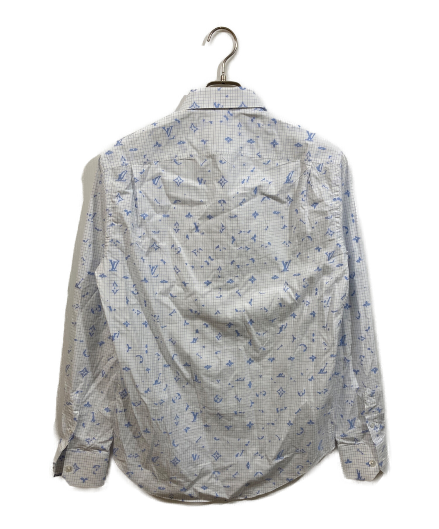 ルイヴィトン 本物 希少 モノグラム オーバーサイズ ボンディング シャツ M 中古・古着通販】LOUIS VUITTON (ルイ ヴィトン) モノグラムロゴシャツ