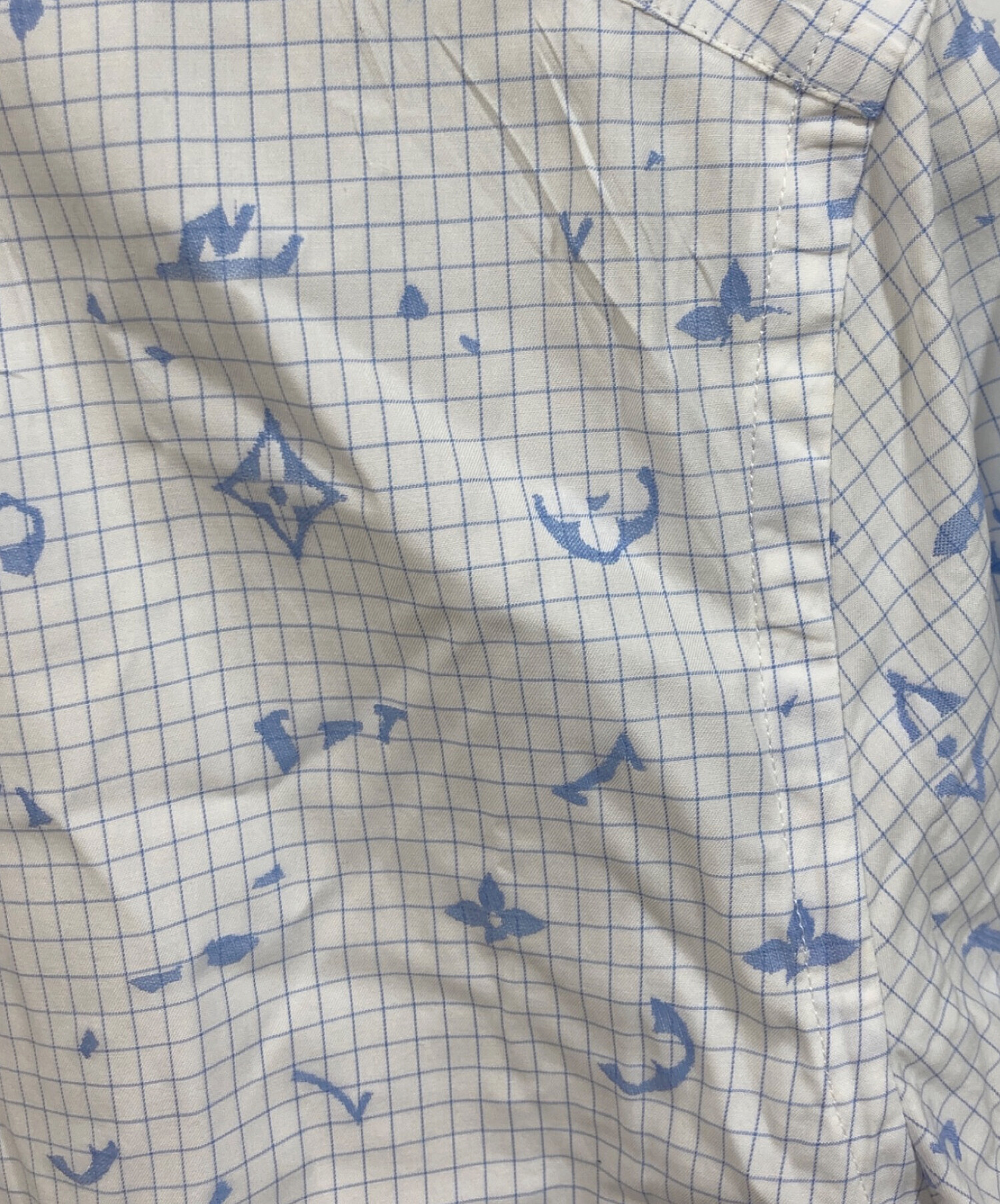 中古・古着通販】LOUIS VUITTON (ルイ ヴィトン) モノグラムロゴシャツ