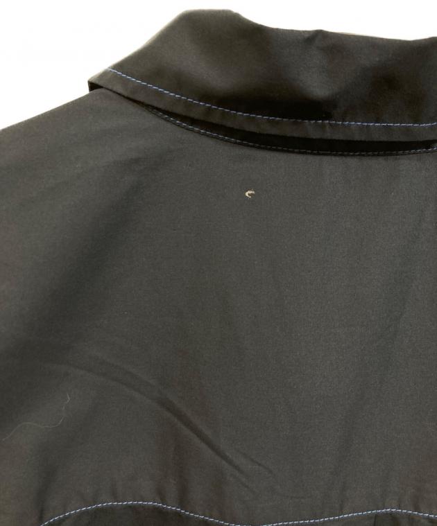 中古・古着通販】ZUCCA (ズッカ) シャツワンピース ネイビー サイズ
