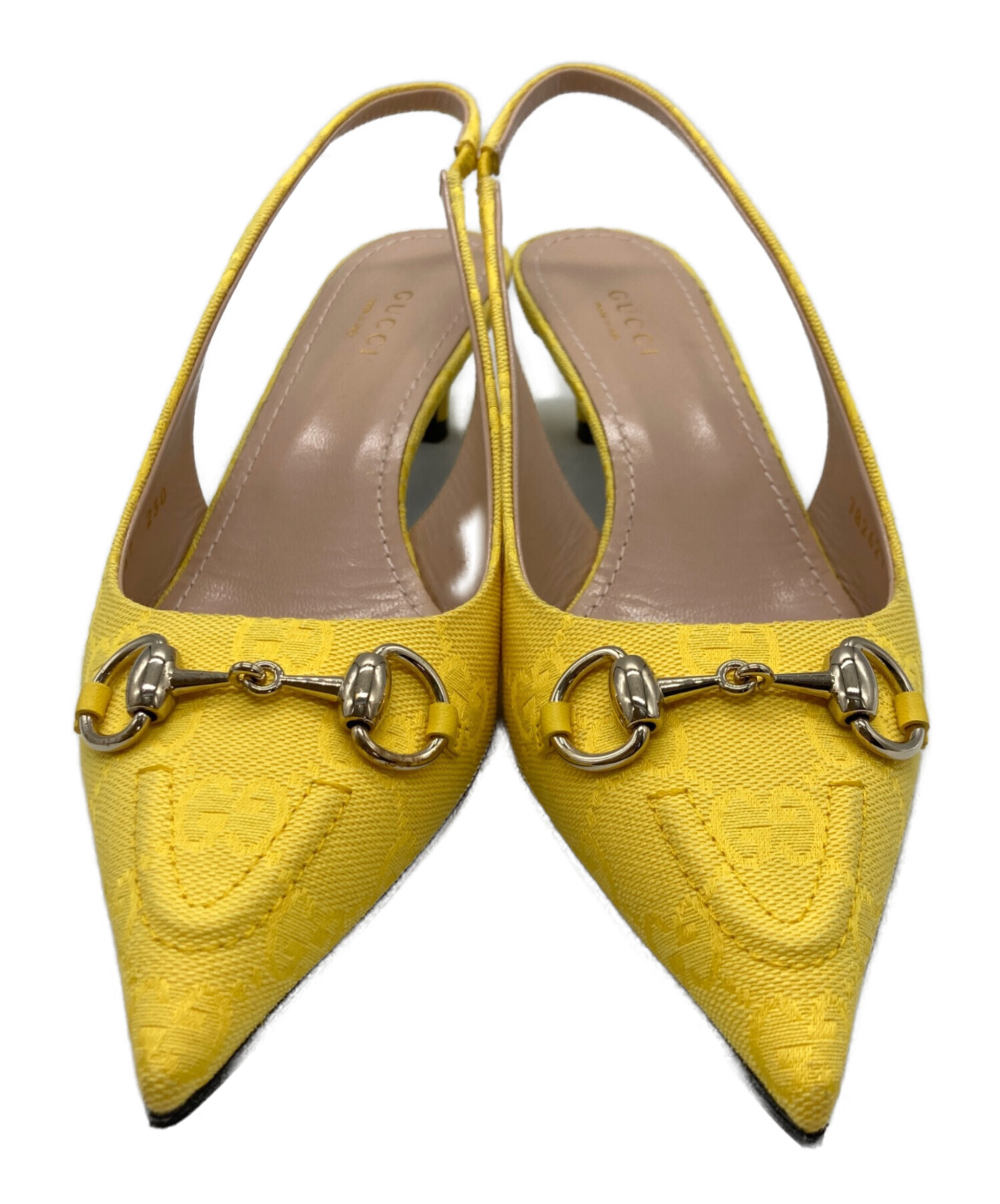 中古・古着通販】GUCCI (グッチ) ホースビットスリングバックパンプス