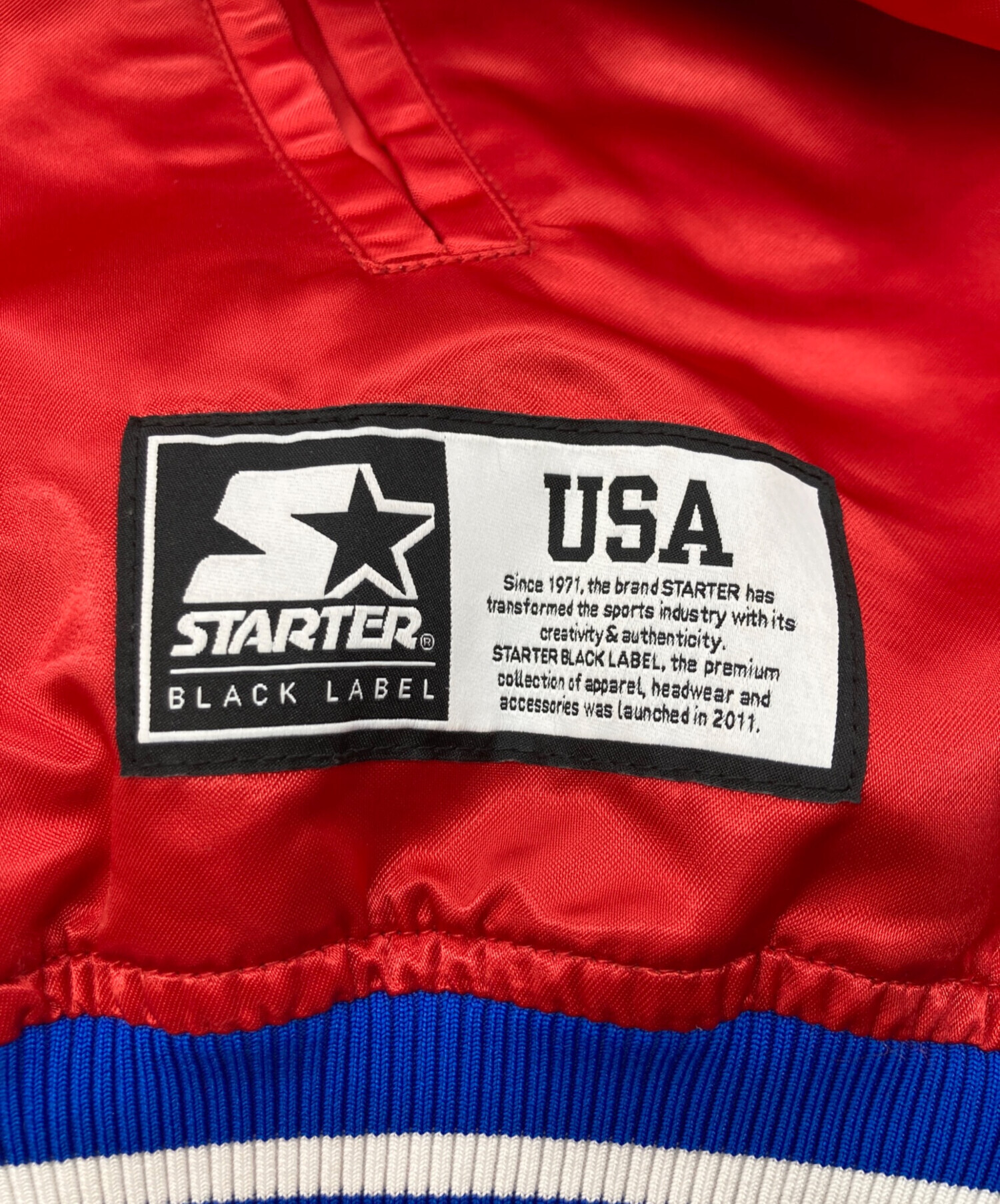 中古・古着通販】STARTER (スターター) ナイロンジャケット レッド