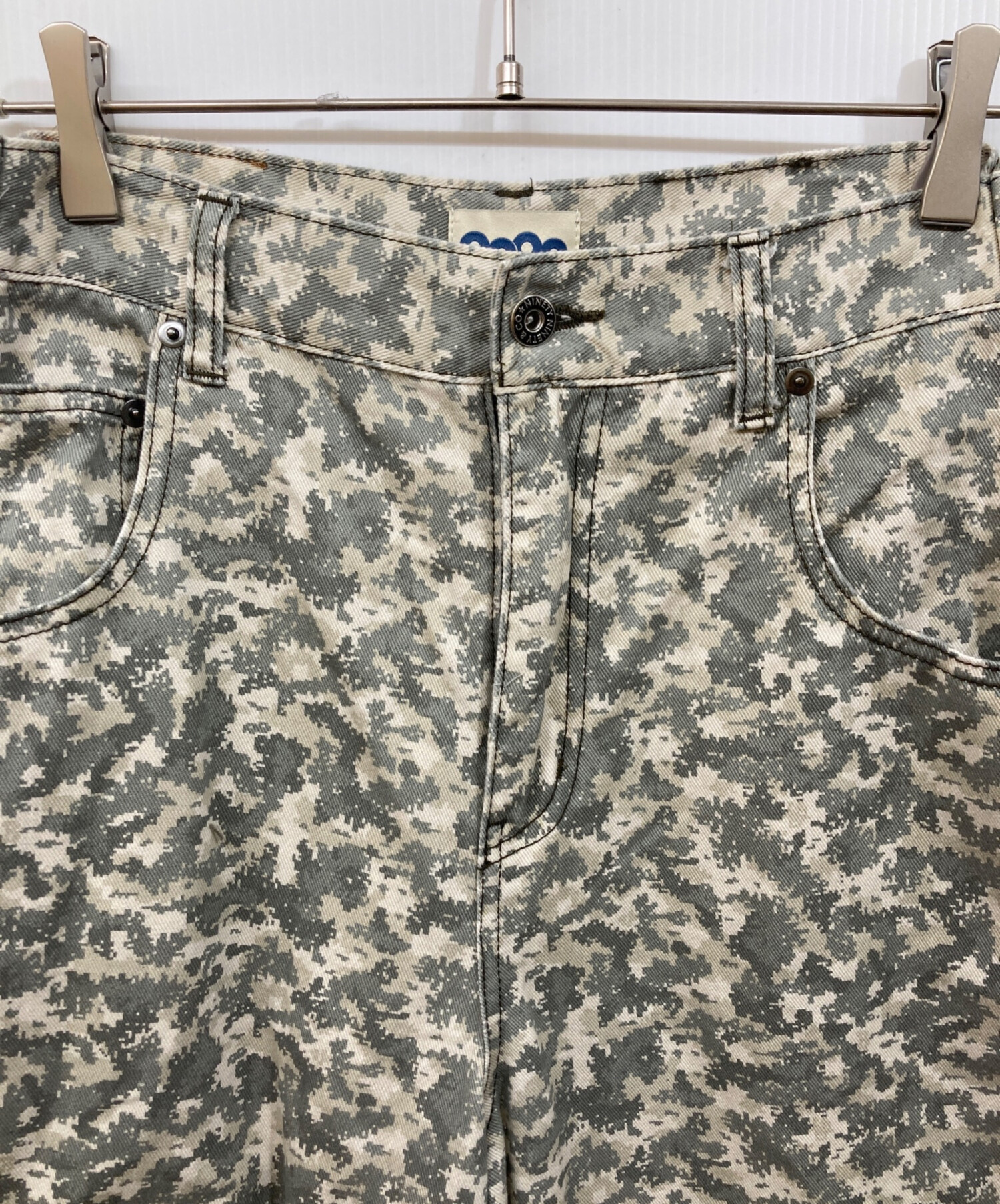 中古・古着通販】9090 (9090) デジタルカモパンツ グレー サイズ:SIZE