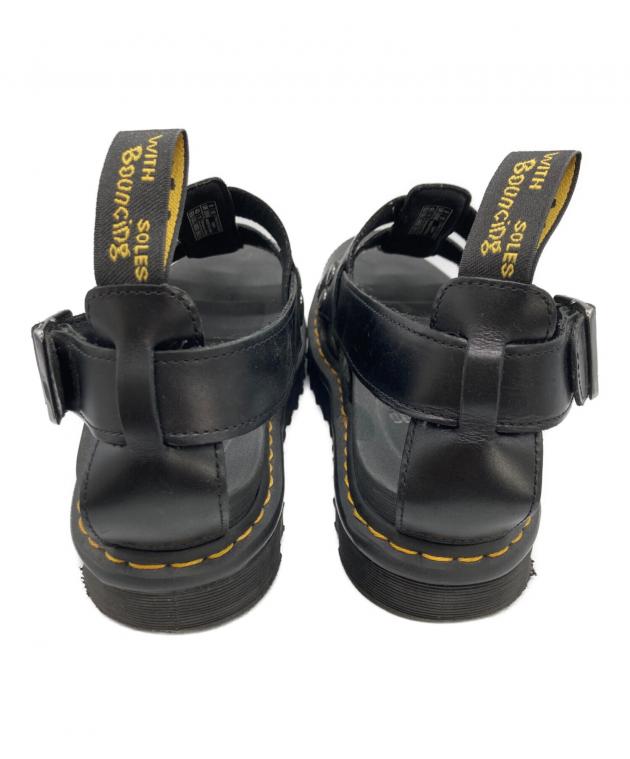 Dr. Martens ブラック ストラップサンダル　未使用に近い 中古・古着通販】Dr.Martens (ドクターマーチン) ストラップサンダル