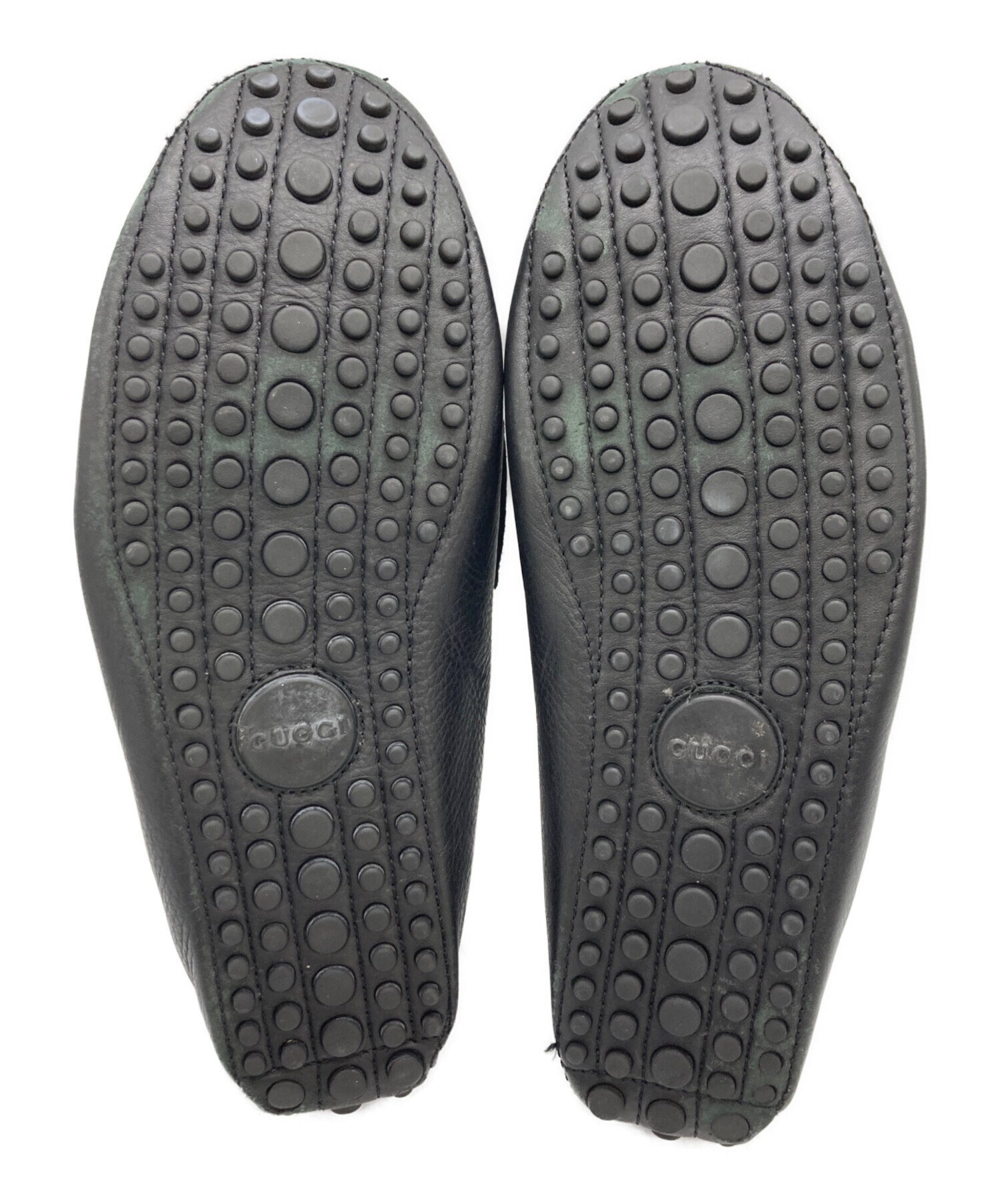 中古・古着通販】GUCCI (グッチ) ホースビットドライビングローファー 