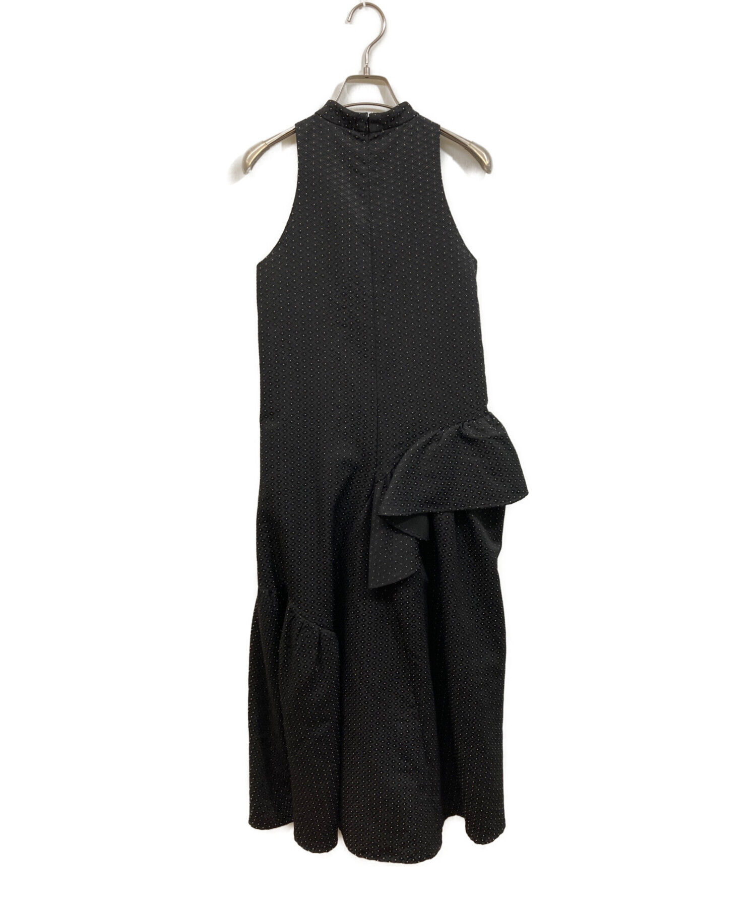 中古・古着通販】ROSY LUCE (ロージールーチェ) JACQUARD FRILL DRESS 