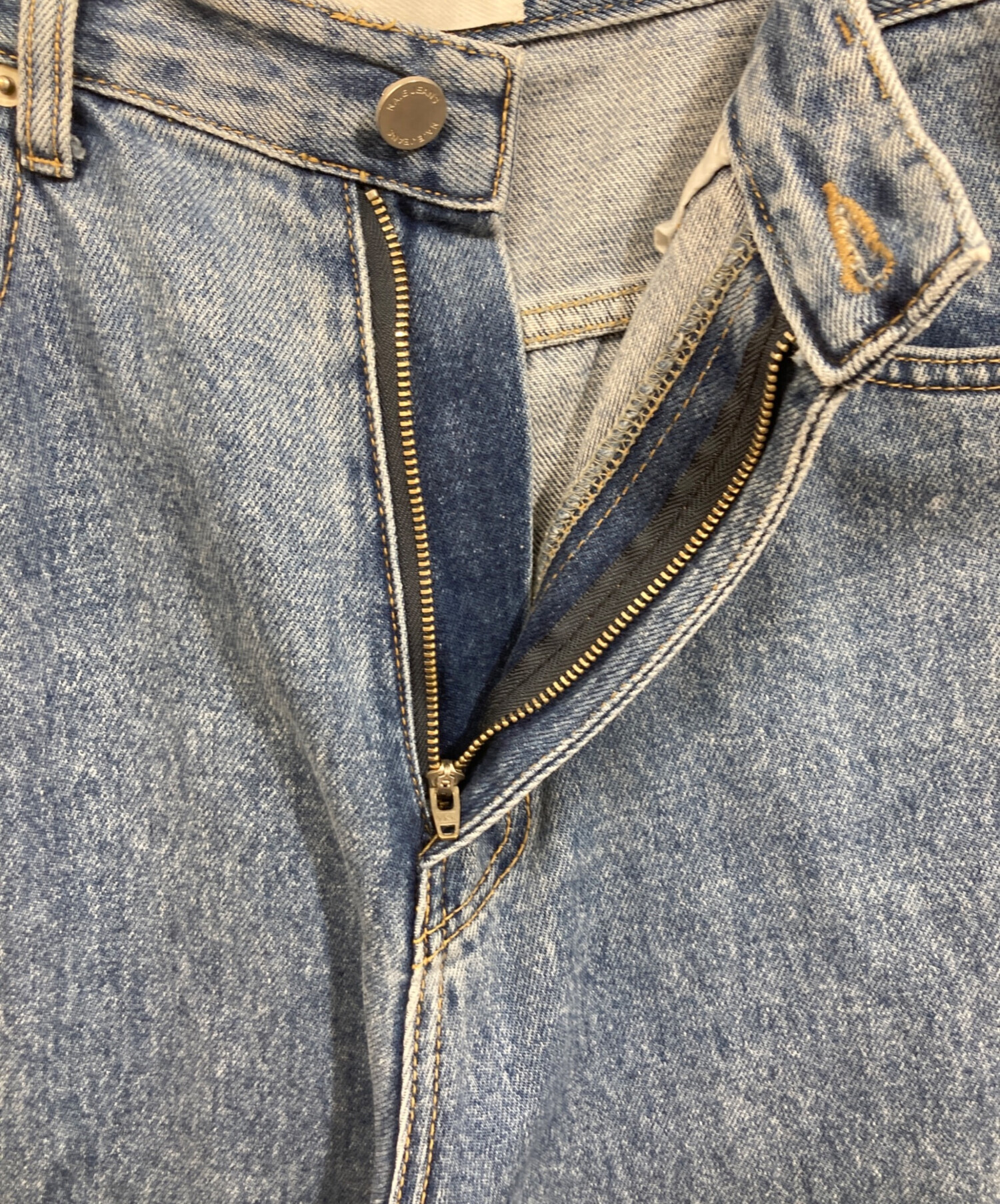 中古・古着通販】Na.e (ナエ) デニムパンツ インディゴ サイズ:SIZE L