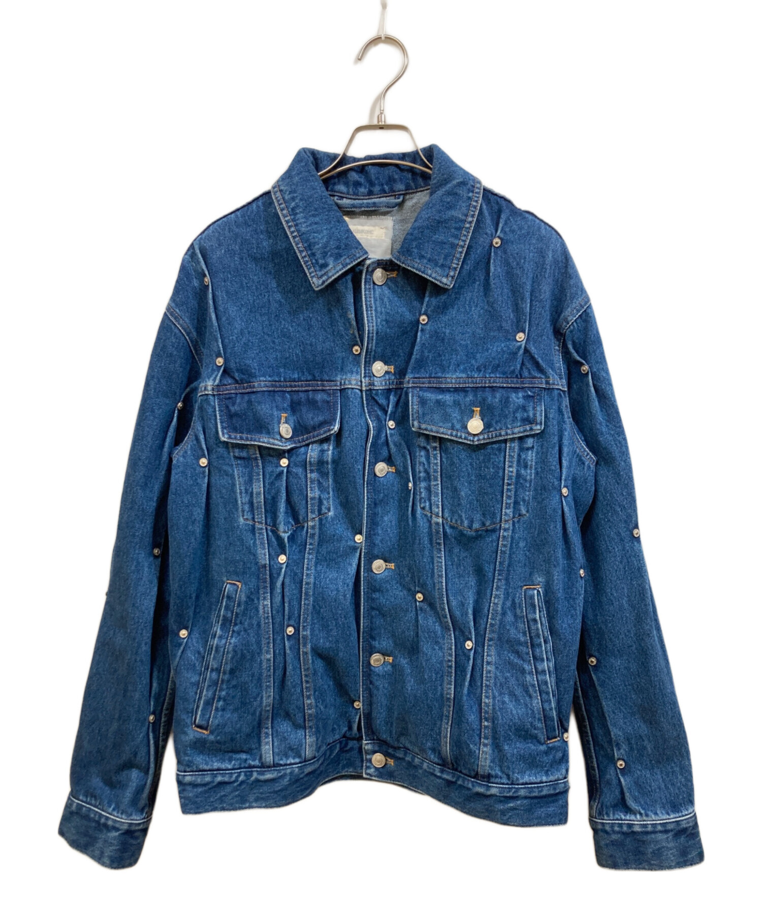 中古・古着通販】KUSIKOHC (クシコック) Multi Rivet Denim Jacket