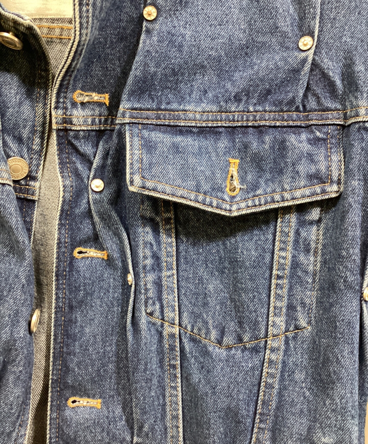 中古・古着通販】KUSIKOHC (クシコック) Multi Rivet Denim Jacket