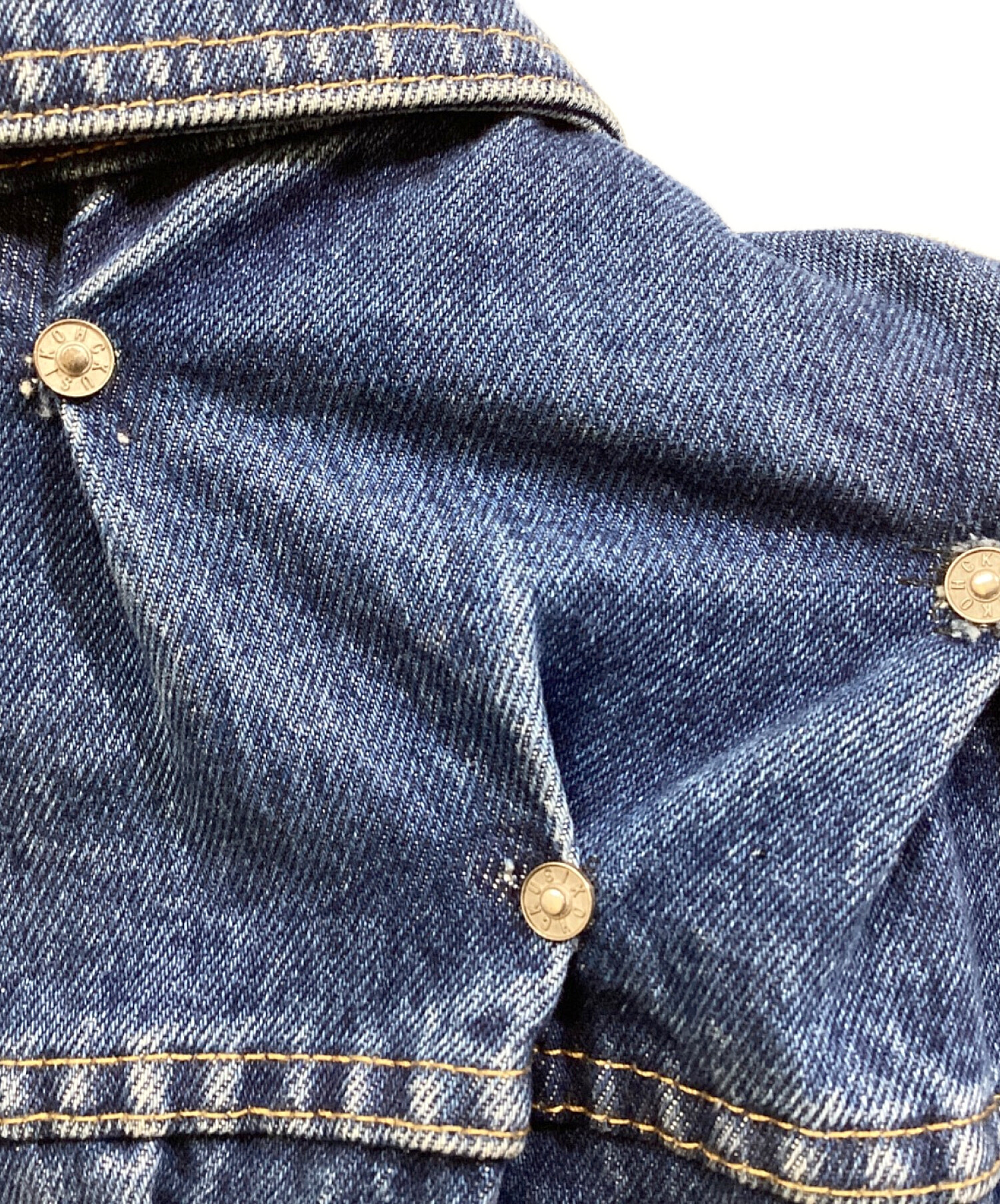 中古・古着通販】KUSIKOHC (クシコック) Multi Rivet Denim Jacket