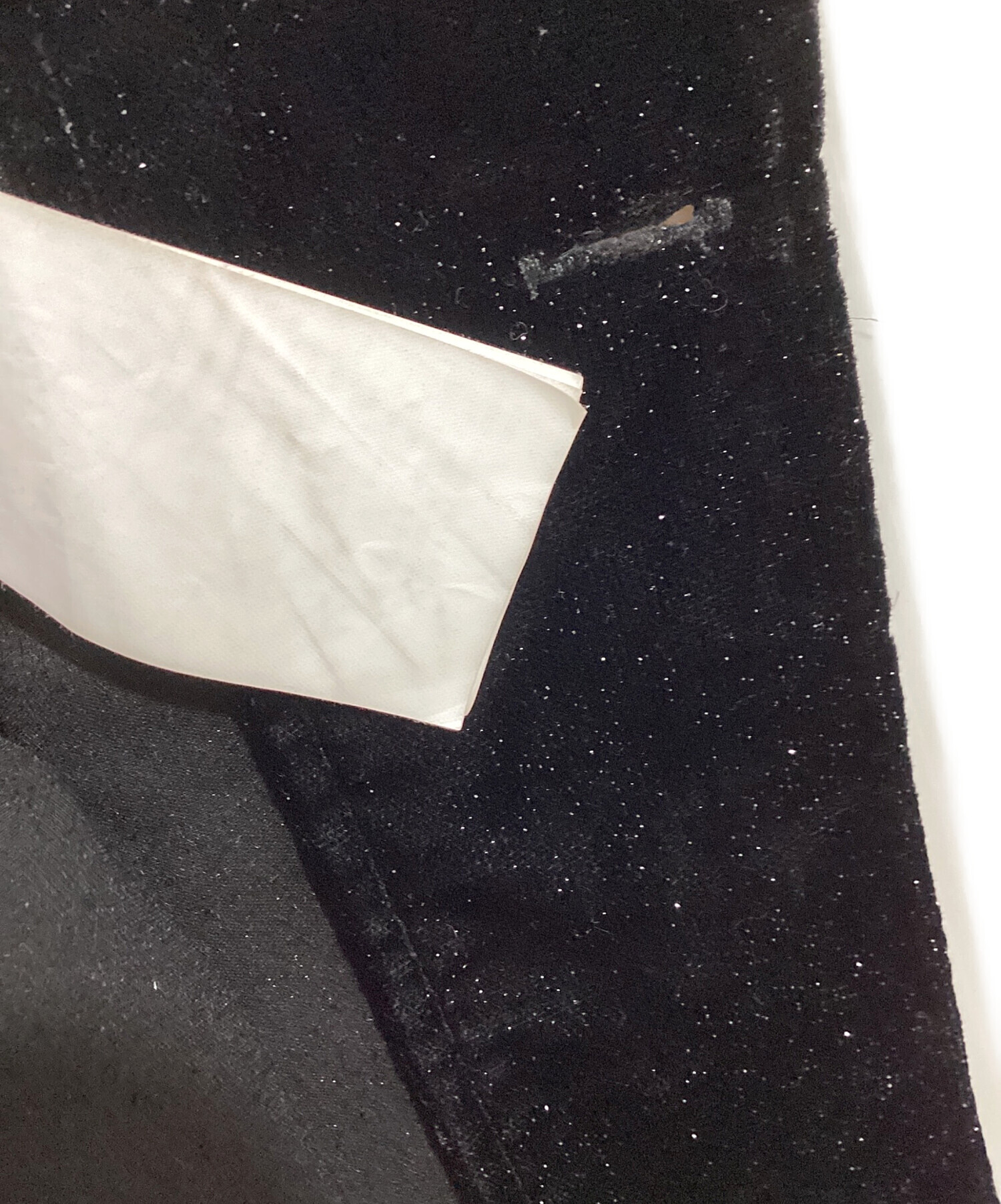 中古・古着通販】masu (エムエーエスユー) VELVET SHIRT ブラック 