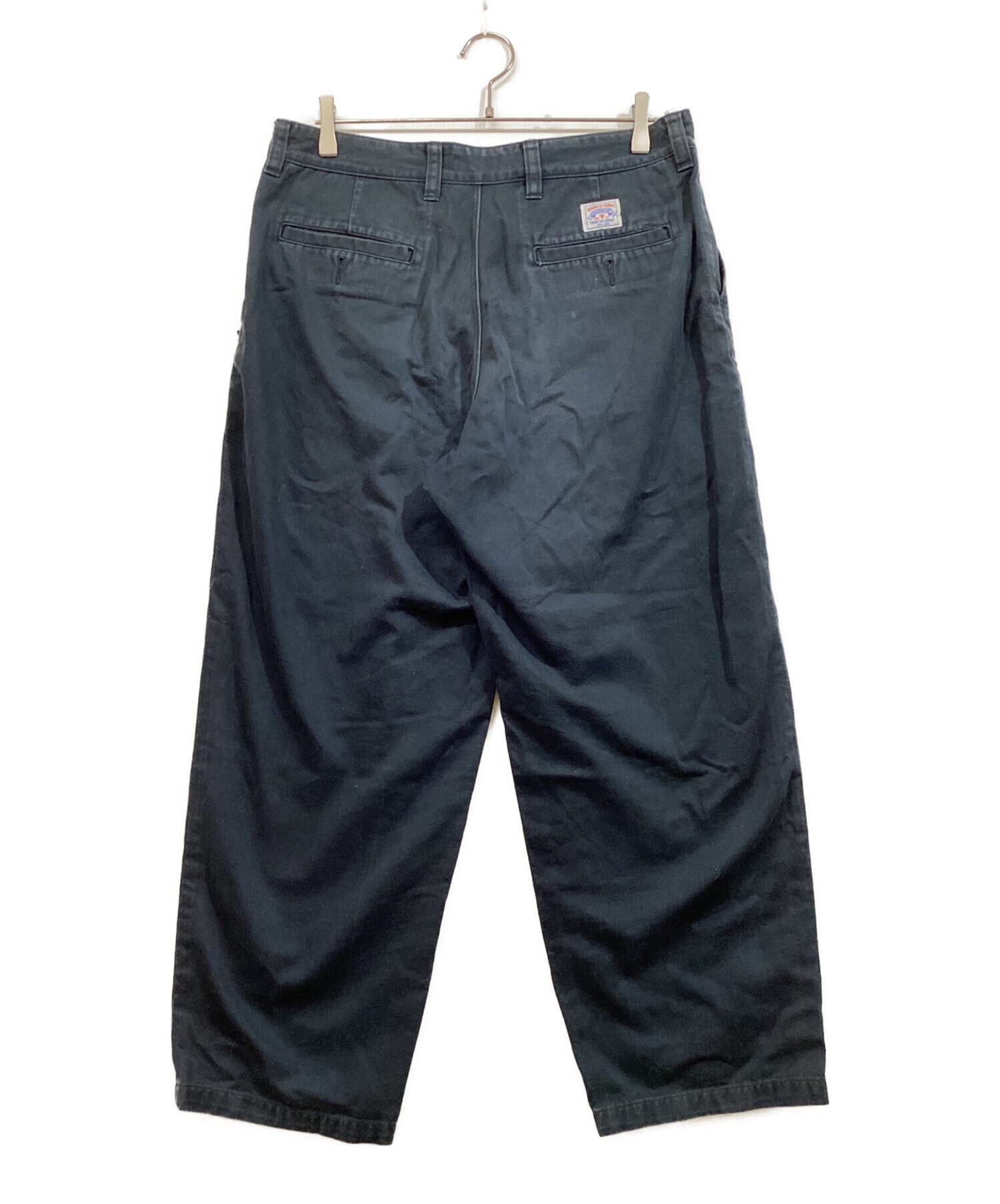 中古・古着通販】DESCENDANT (ディセンダント) ワイドパンツ ネイビー
