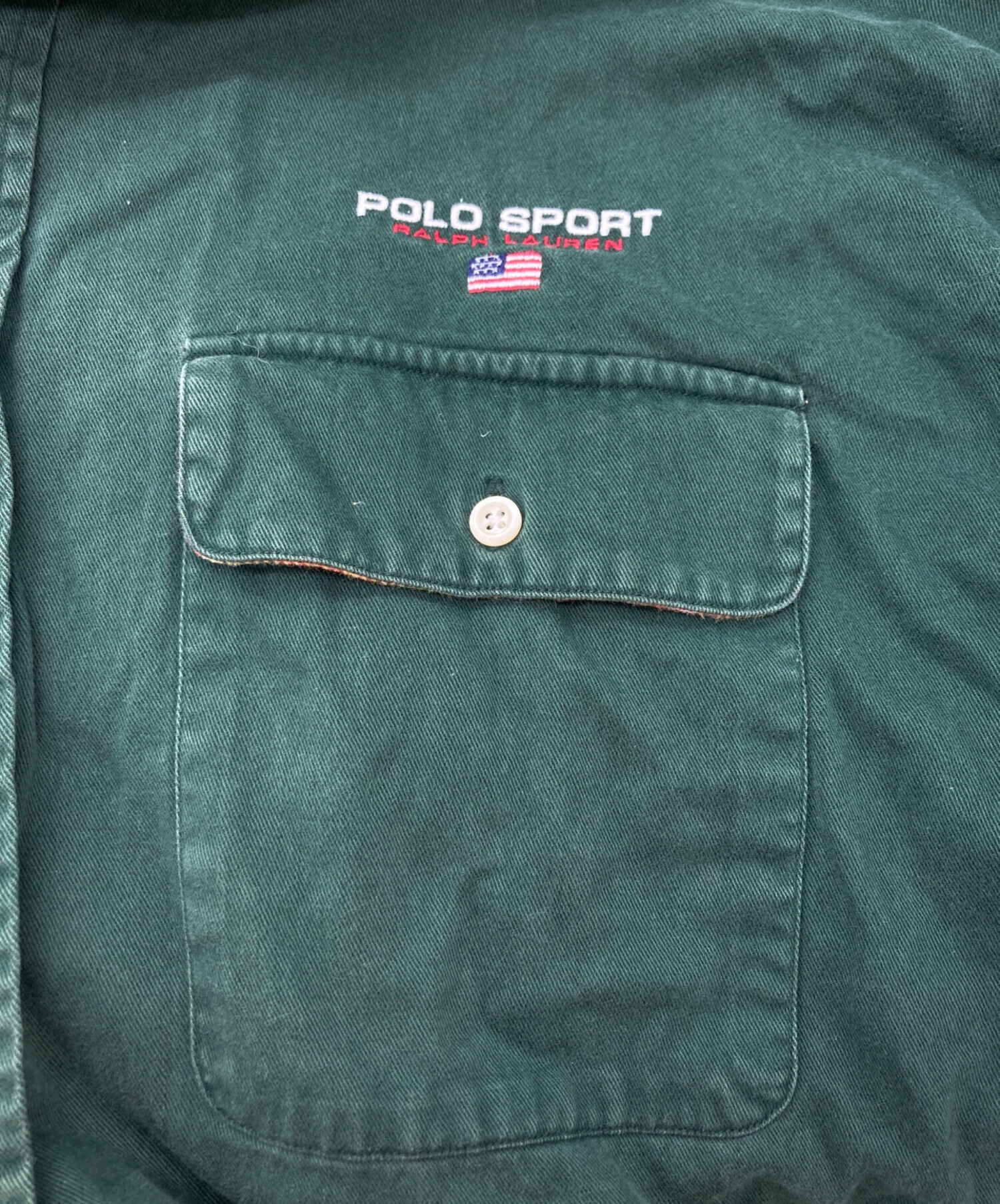 中古・古着通販】POLO SPORT (ポロスポーツ) 長袖シャツ グリーン