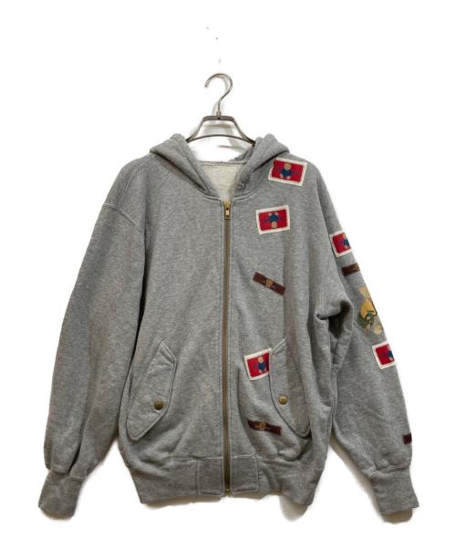 最終値下げ　ピンクハウス　希少　マーガレットパンダジップアップパーカー 中古・古着通販】PINK HOUSE (ピンクハウス) ジップパーカー グレー