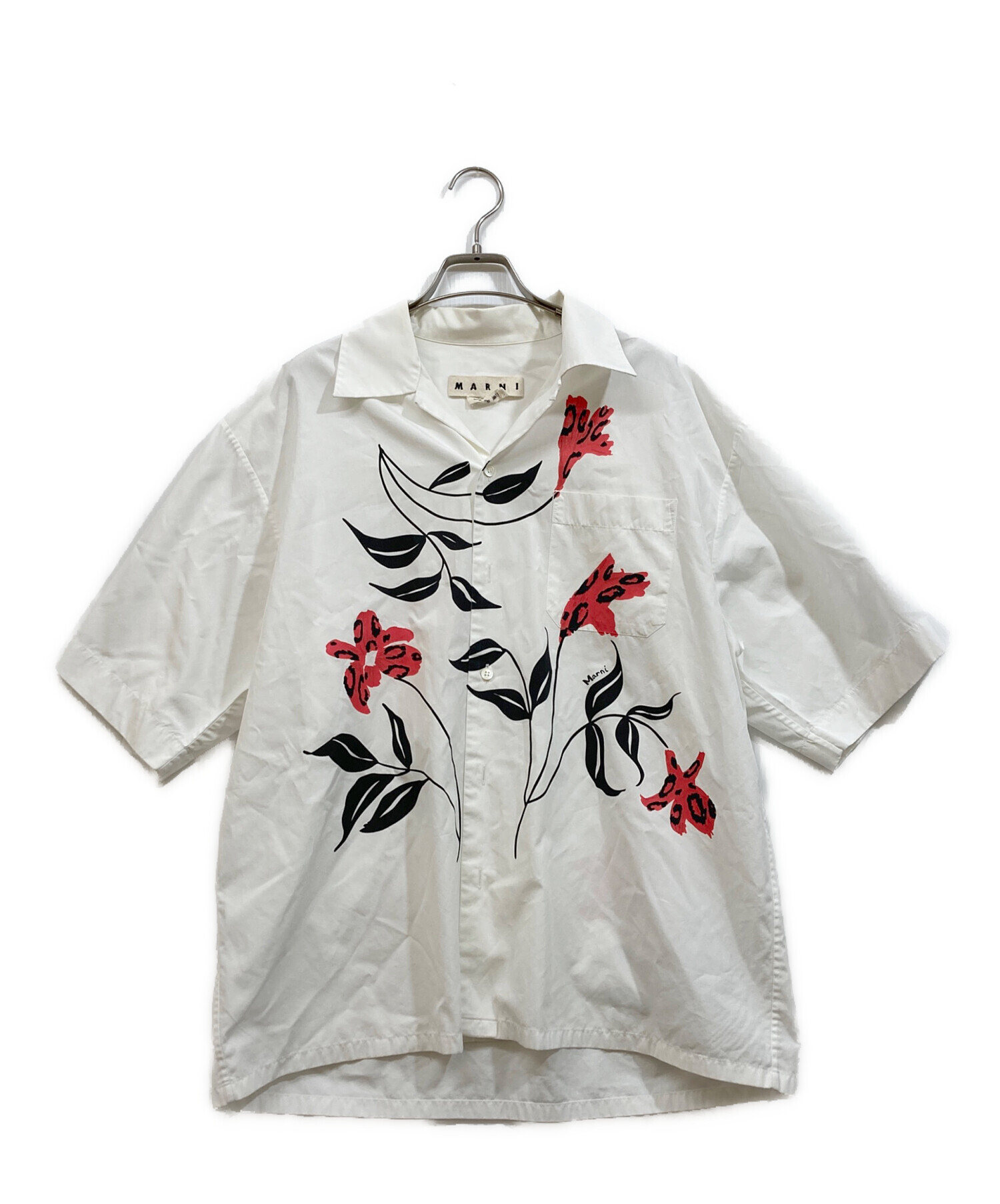 中古・古着通販】MARNI (マルニ) オープンカラーシャツ ホワイト