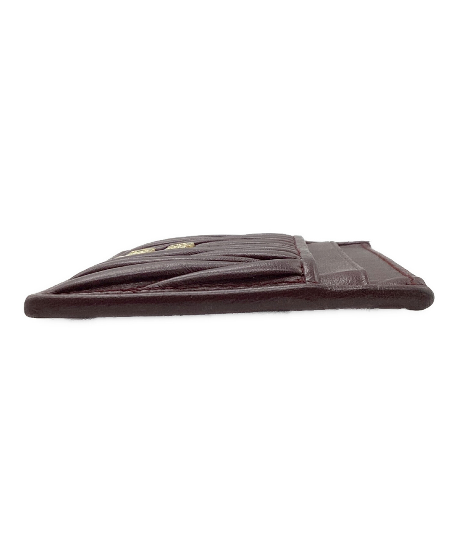 中古・古着通販】MIU MIU (ミュウミュウ) マテラッセレザー カード