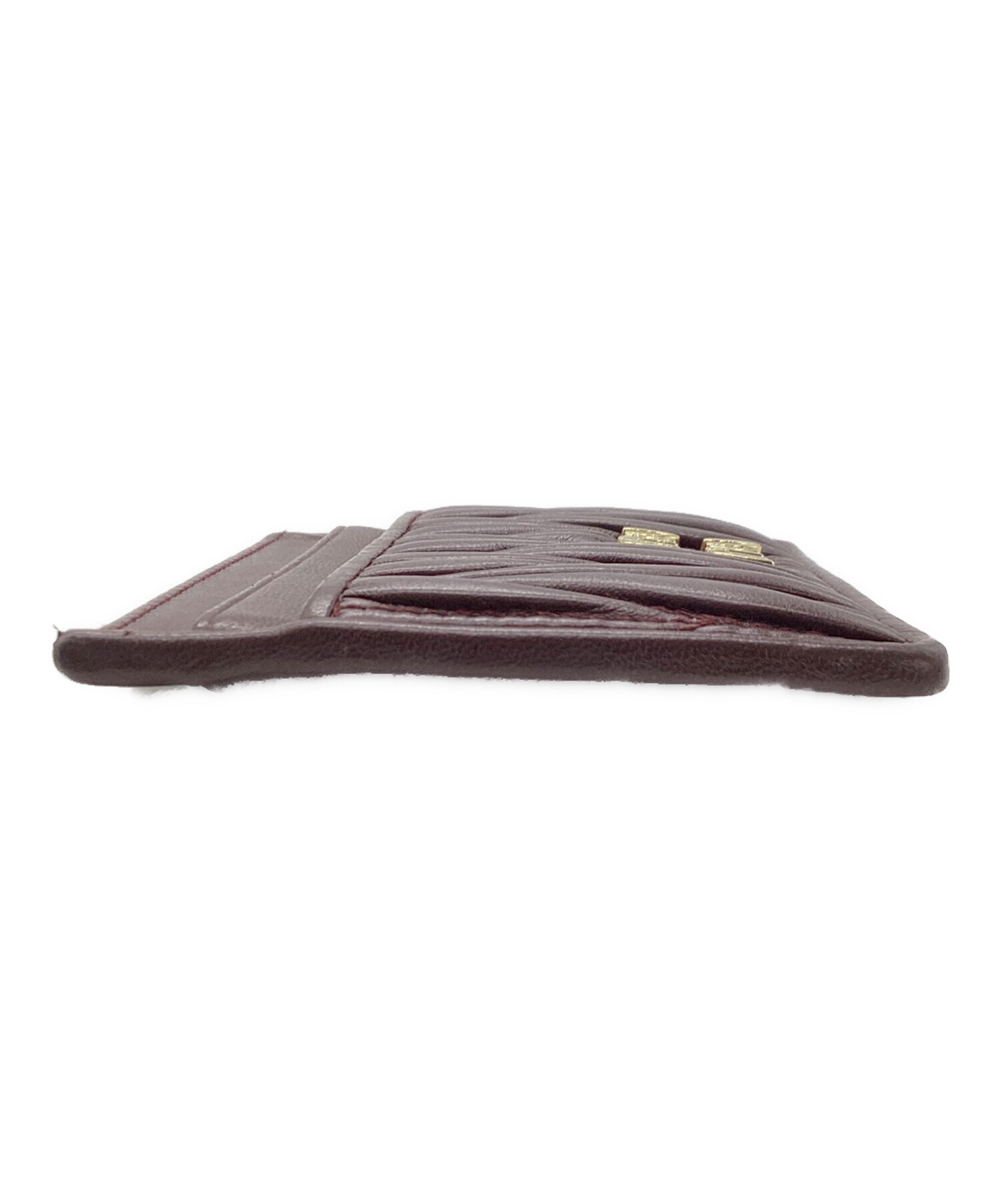 中古・古着通販】MIU MIU (ミュウミュウ) マテラッセレザー カード