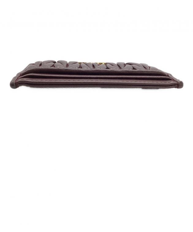 中古・古着通販】MIU MIU (ミュウミュウ) マテラッセレザー カード