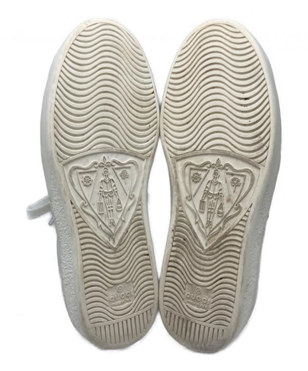 GUCCI ホワイトスニーカー 中古・古着通販】GUCCI (グッチ) エース エンブロイダリー ビー