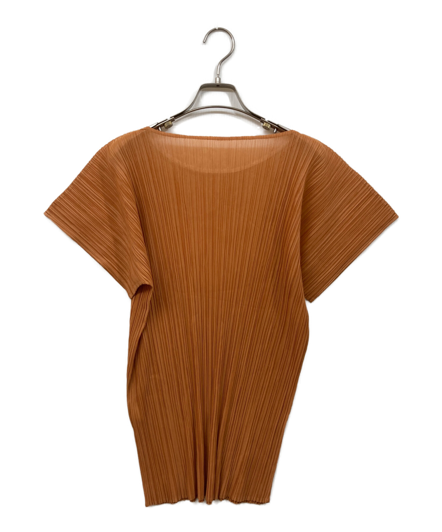 ISSEY MIYAKE プリーツ 半袖 カットソー 中古・古着通販】ISSEY MIYAKE (イッセイミヤケ) プリーツカットソー
