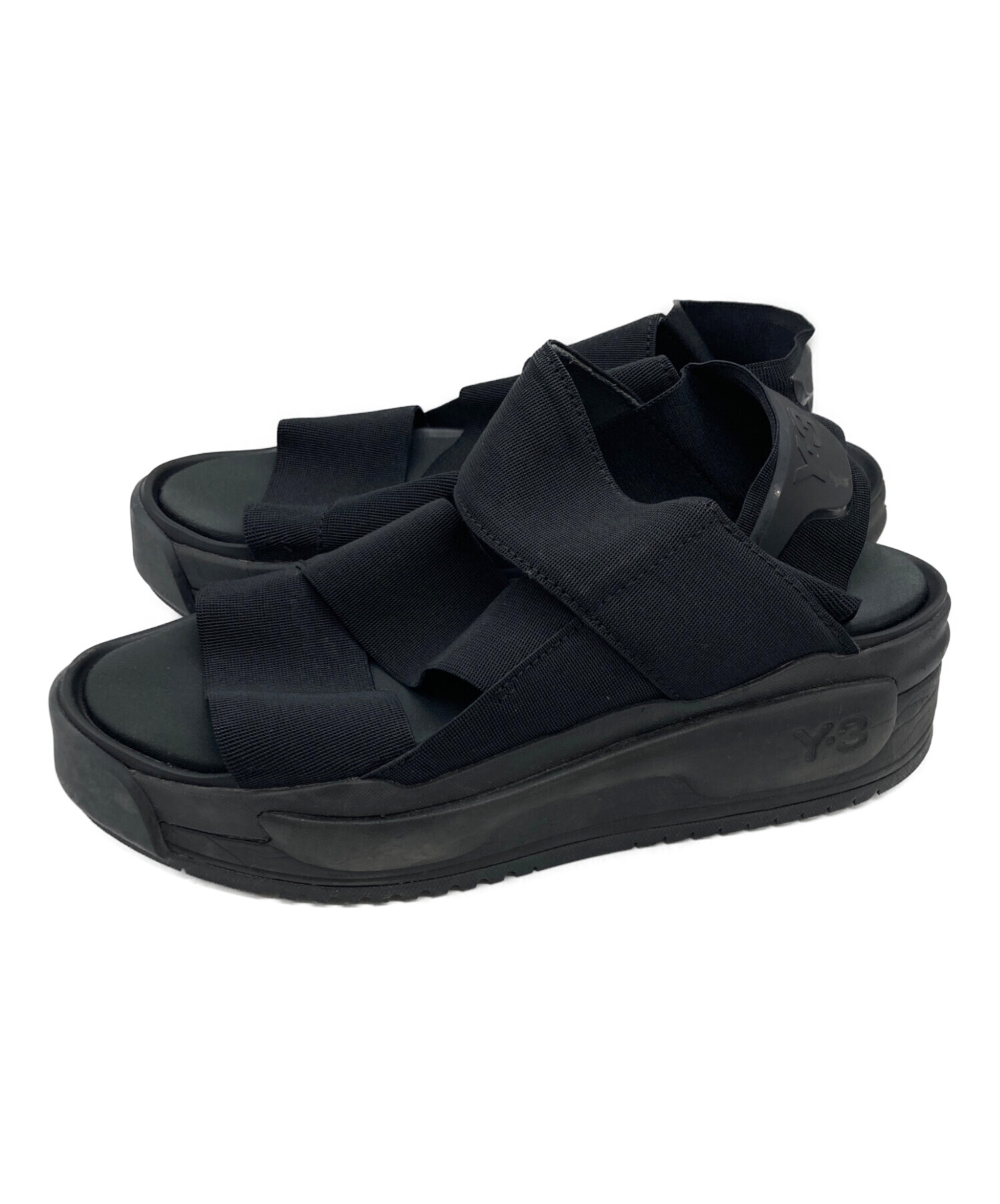 中古・古着通販】Y-3 (ワイスリー) RIVALRY SANDAL ブラック サイズ