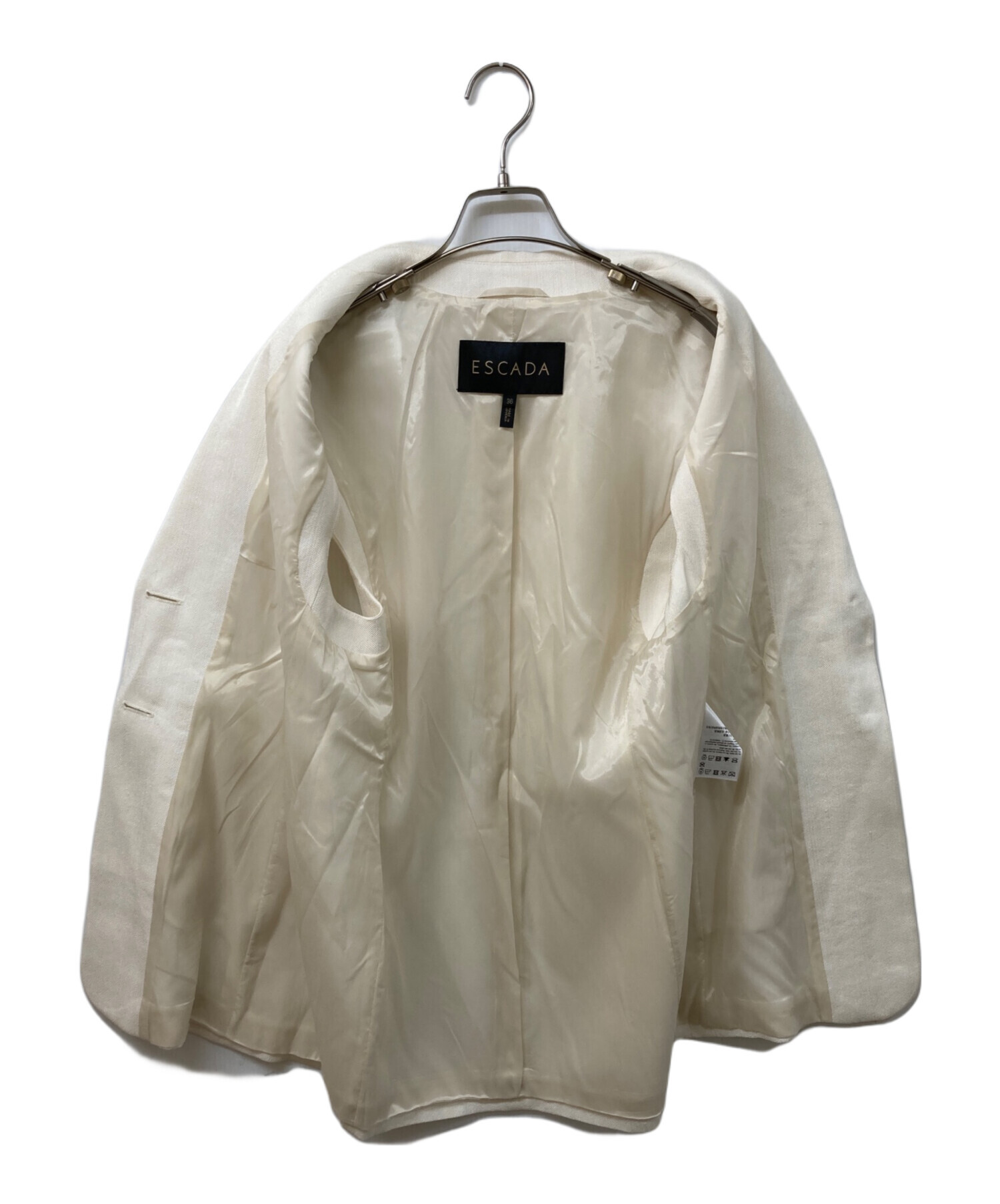 中古・古着通販】ESCADA (エスカーダ) ノースリーブテーラード