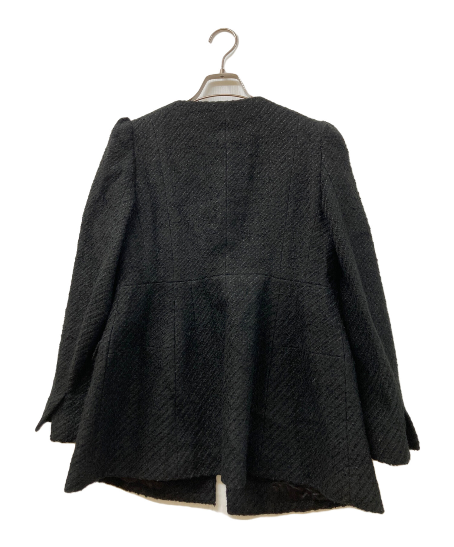 CELFORD フード付きペプラムジャケット 36 中古・古着通販】CELFORD (セルフォード) パフショルダーペプラム