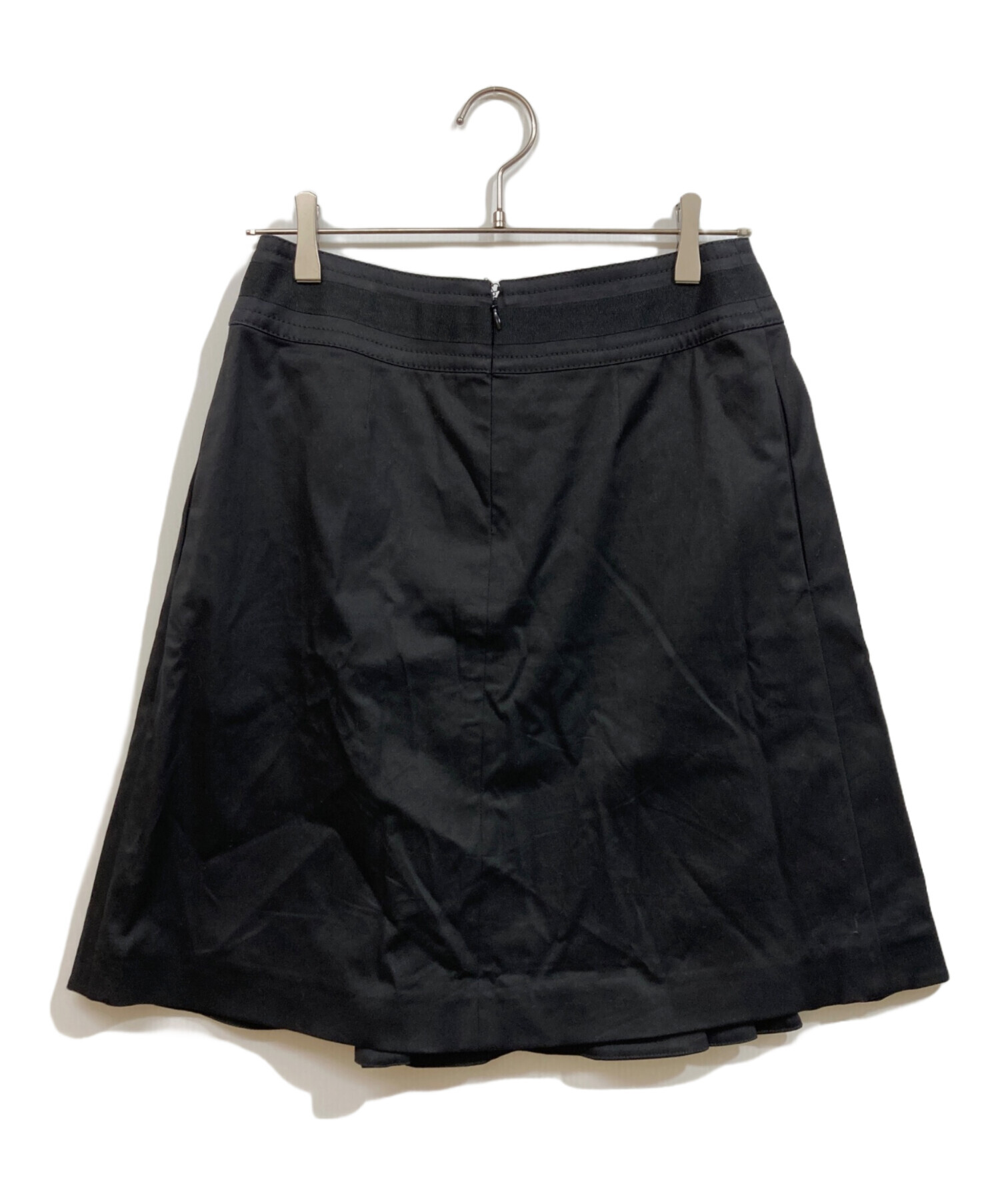 中古・古着通販】CELINE (セリーヌ) バックルスカート ブラック サイズ