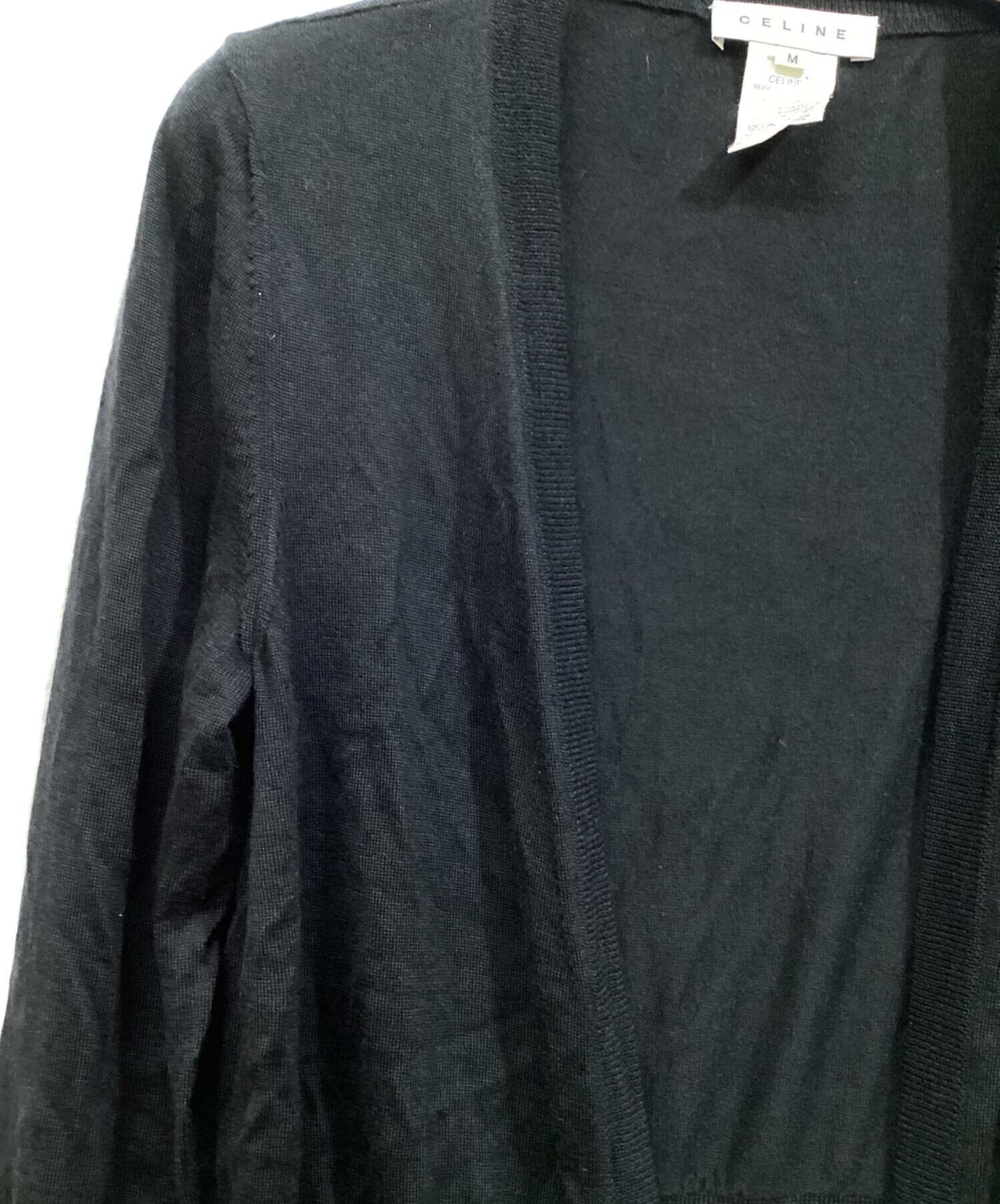 中古・古着通販】CELINE (セリーヌ) バックルニットカーディガン