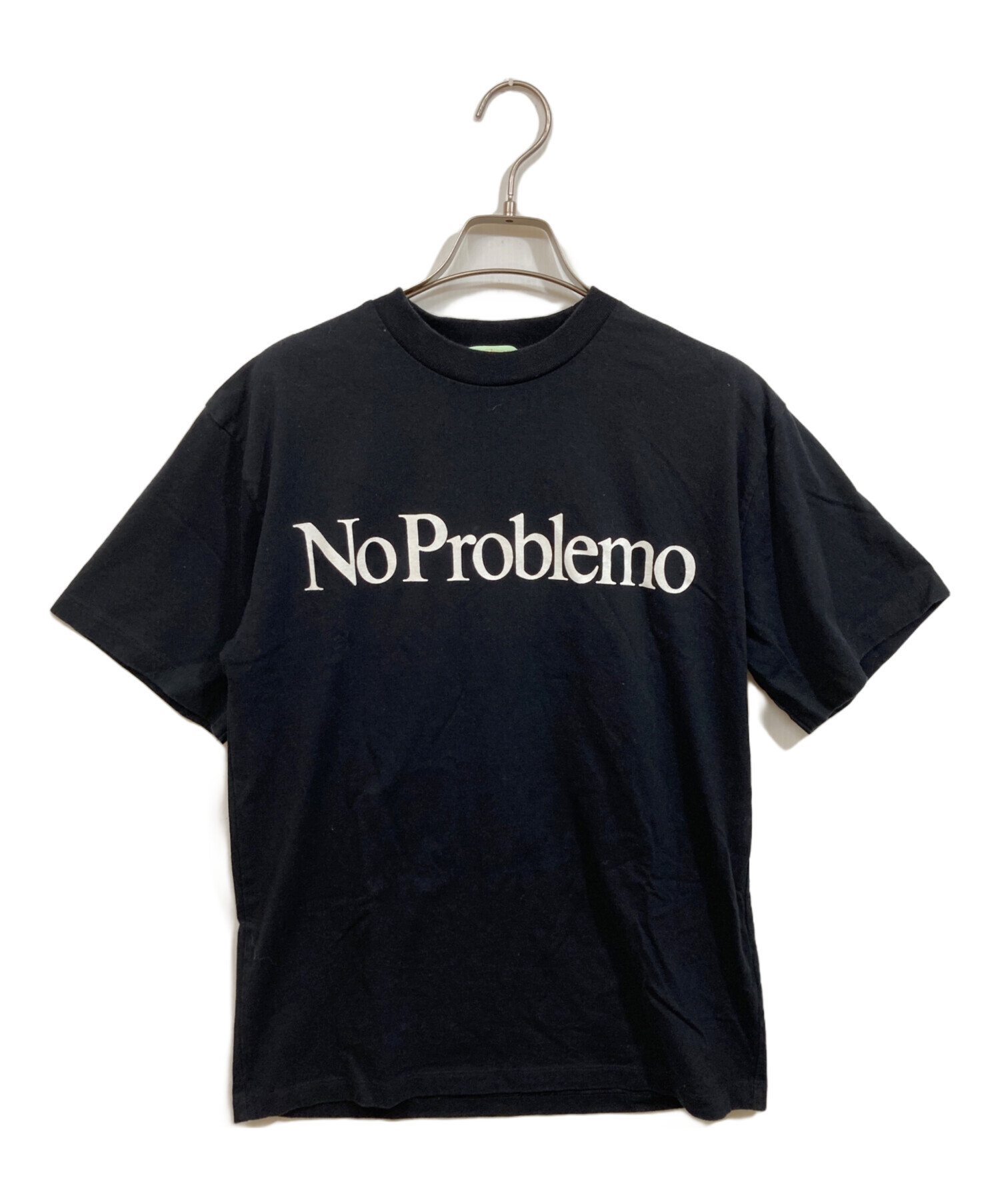 中古・古着通販】ARIES (アリーズ) no problemo Tシャツ ブラック