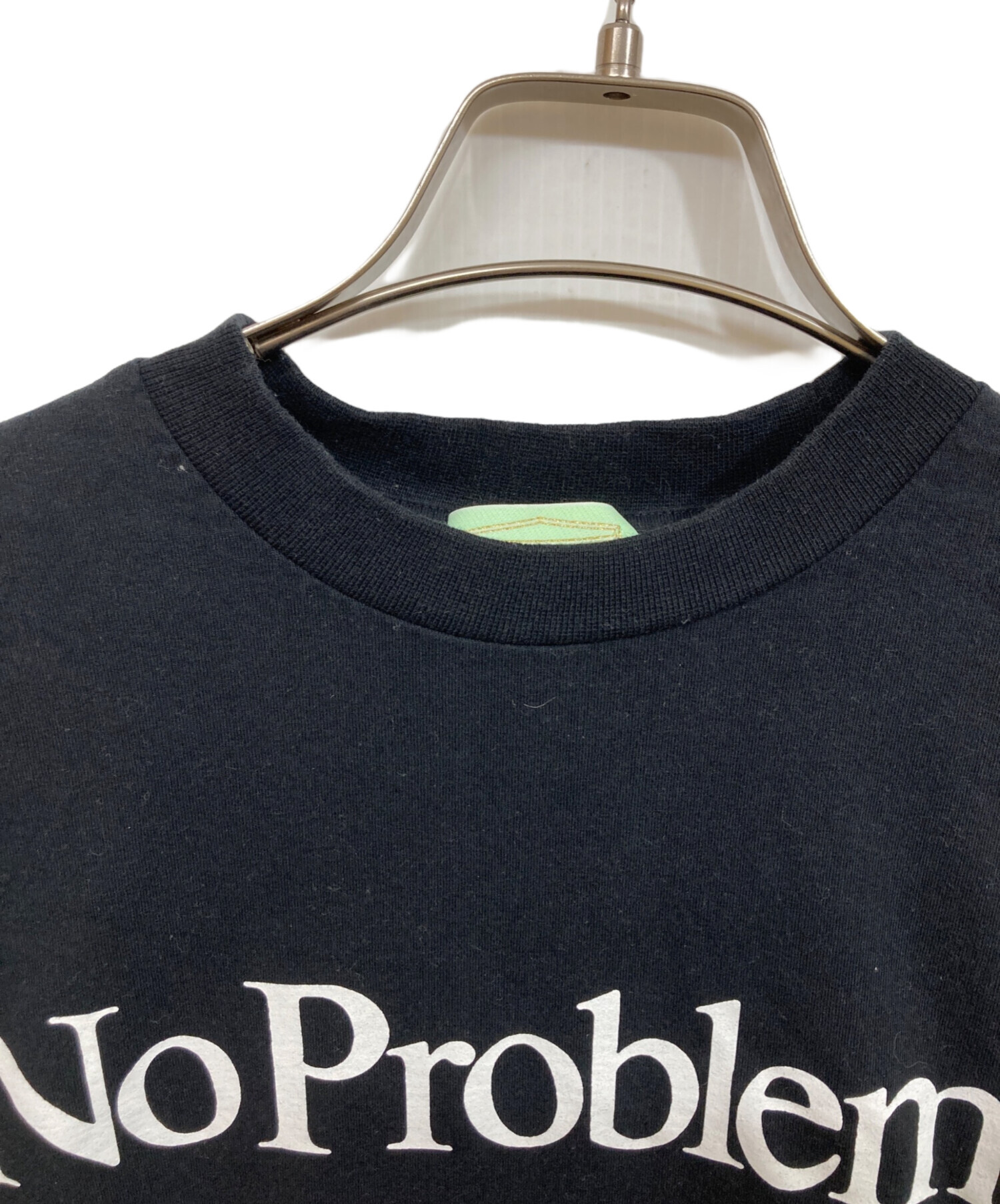 中古・古着通販】ARIES (アリーズ) no problemo Tシャツ ブラック