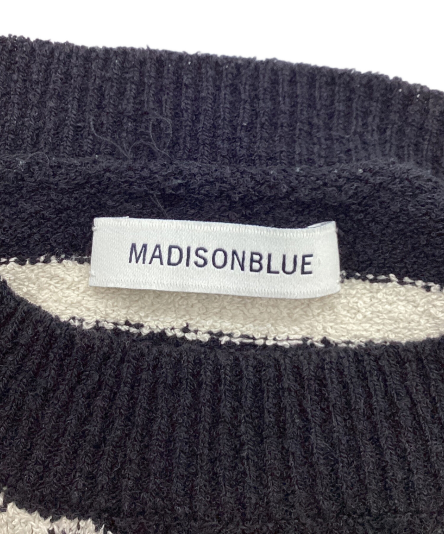 2時間限定値下げ　未使用　マディソンブルー　ジレ　ブラックMADISONBLUE 中古・古着通販】MADISON BLUE (マディソンブルー) ブークレボーダー