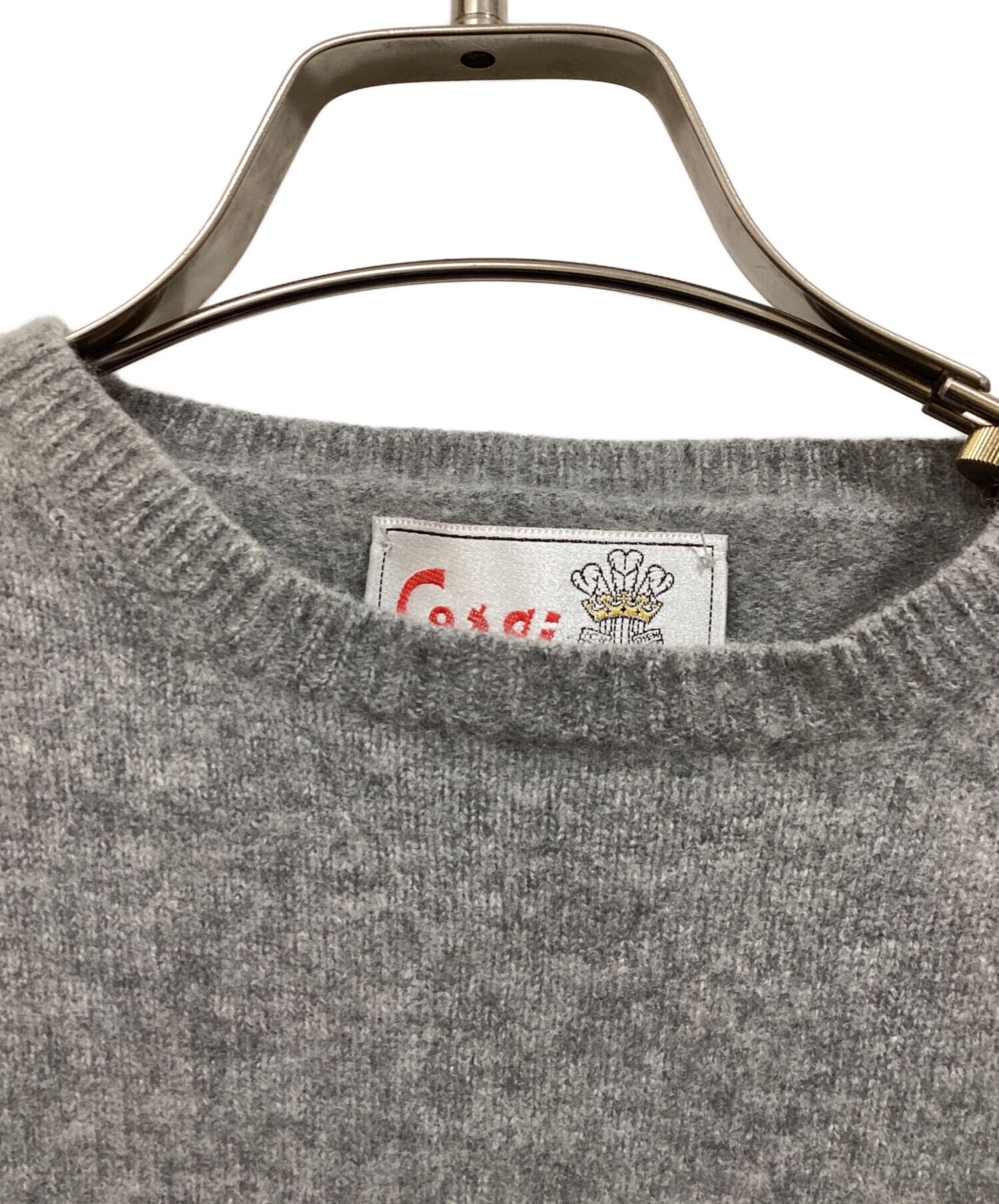 コーギ　corgi カシミヤセーター　ニット　超希少　カシミア 中古・古着通販】CORGI (コーギ) カシミヤニット グレー サイズ:SIZE