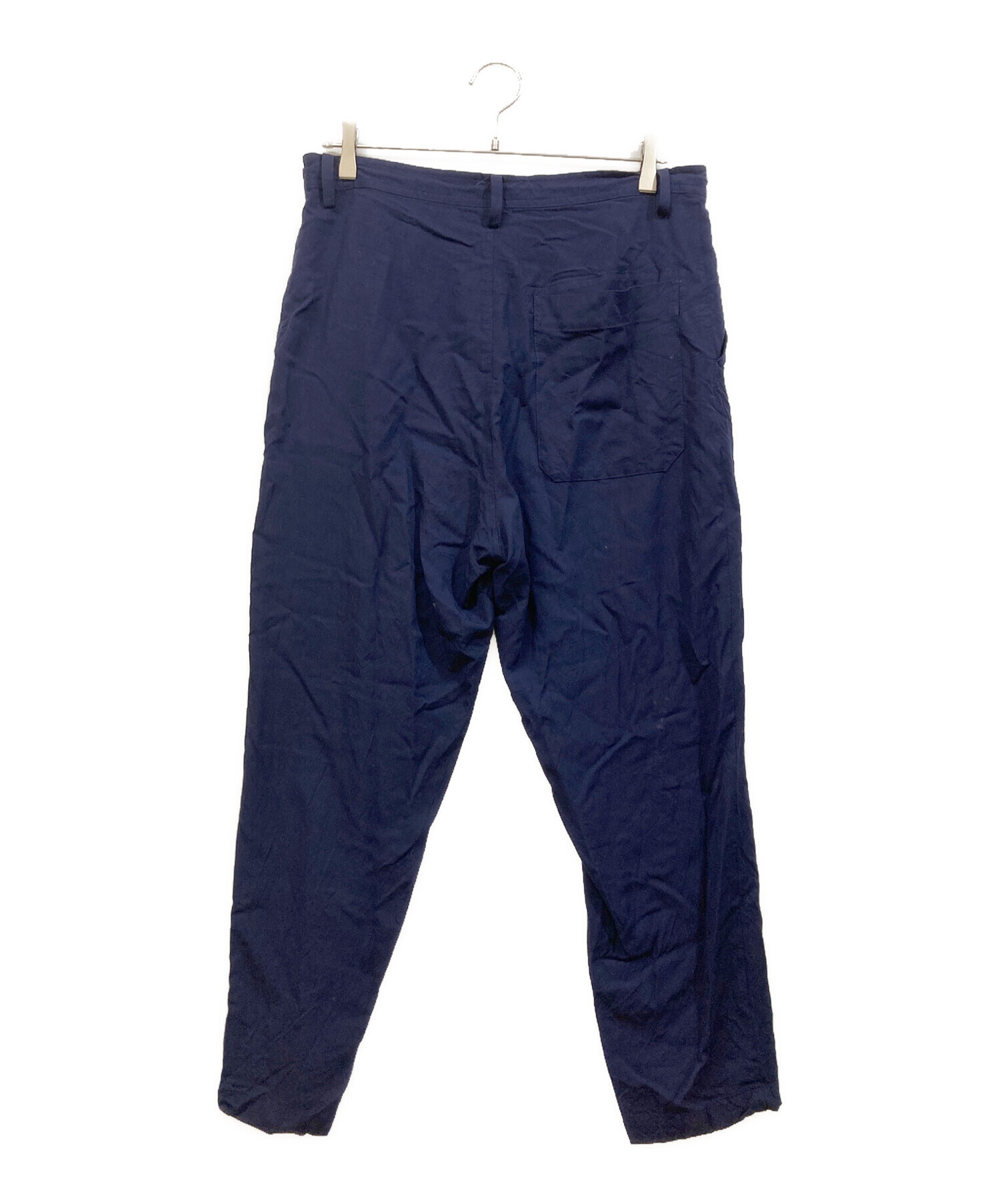 中古・古着通販】Y's (ワイズ) ストレートパンツ ネイビー サイズ:2
