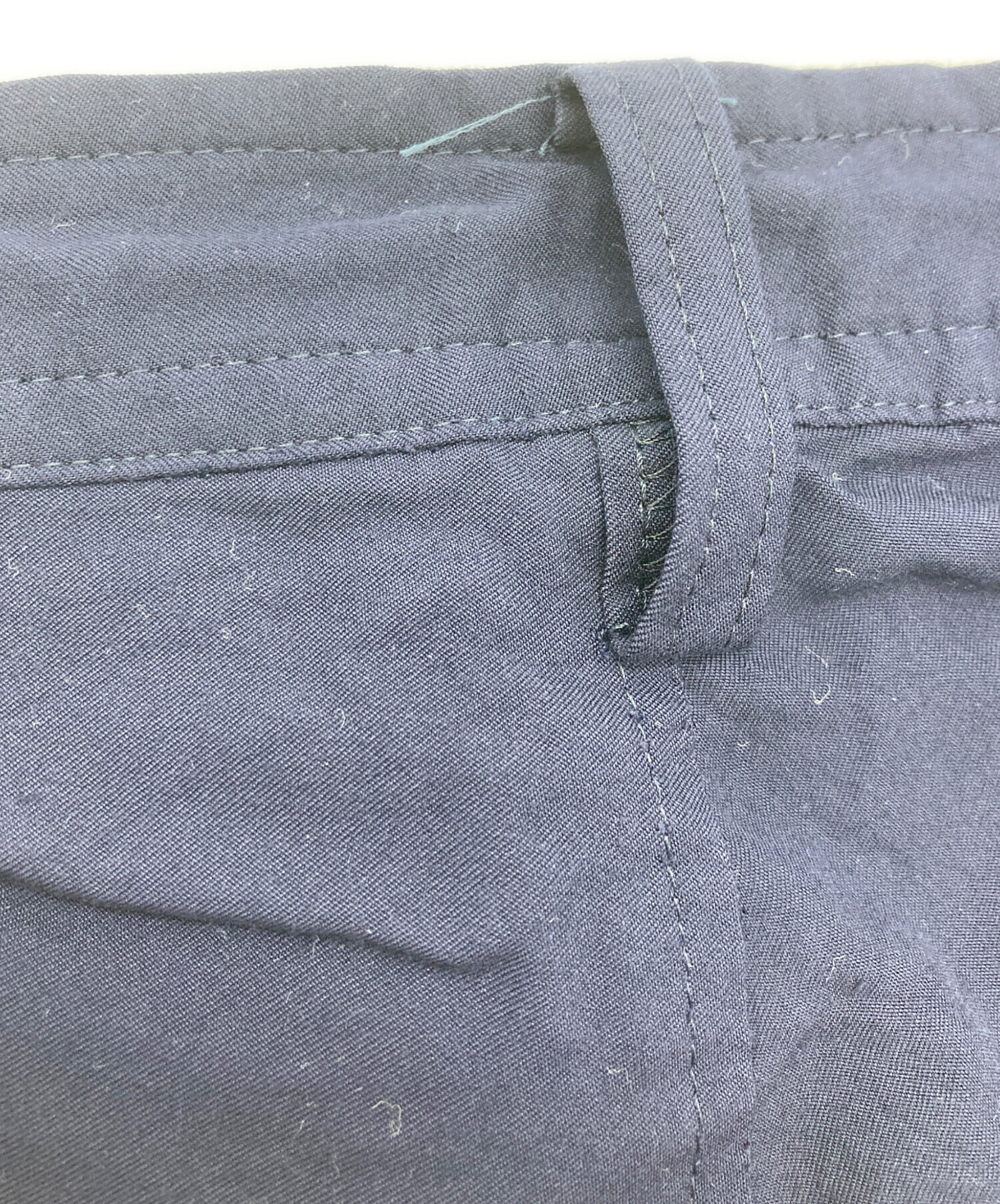 中古・古着通販】Y's (ワイズ) ストレートパンツ ネイビー サイズ:2