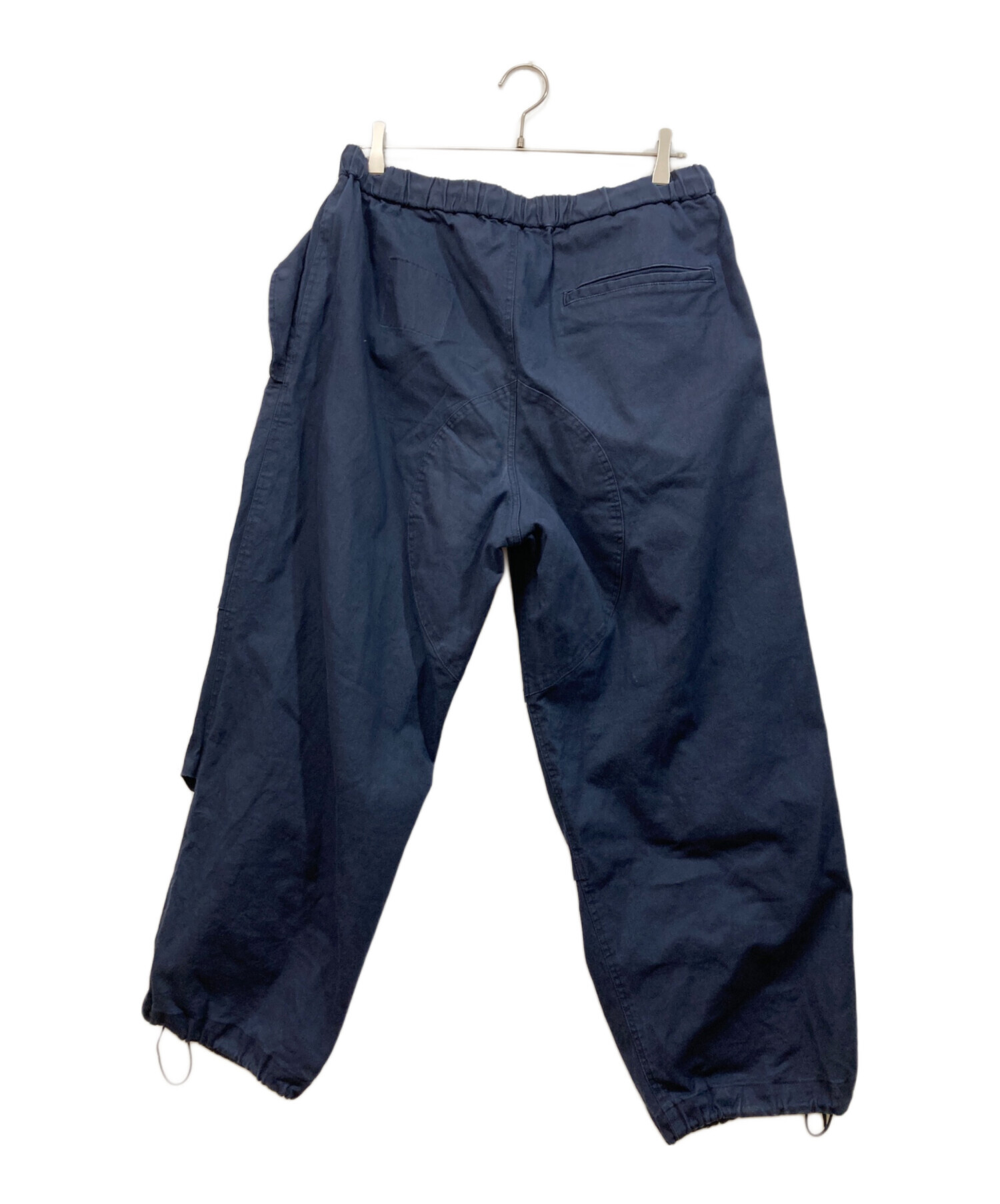 【未使用完売品】UNTRACE アントレーストラックパンツ/ネイビー 中古・古着通販】UNTRACE (アントレース) LIGHTWEIGHT TUCKED EASY