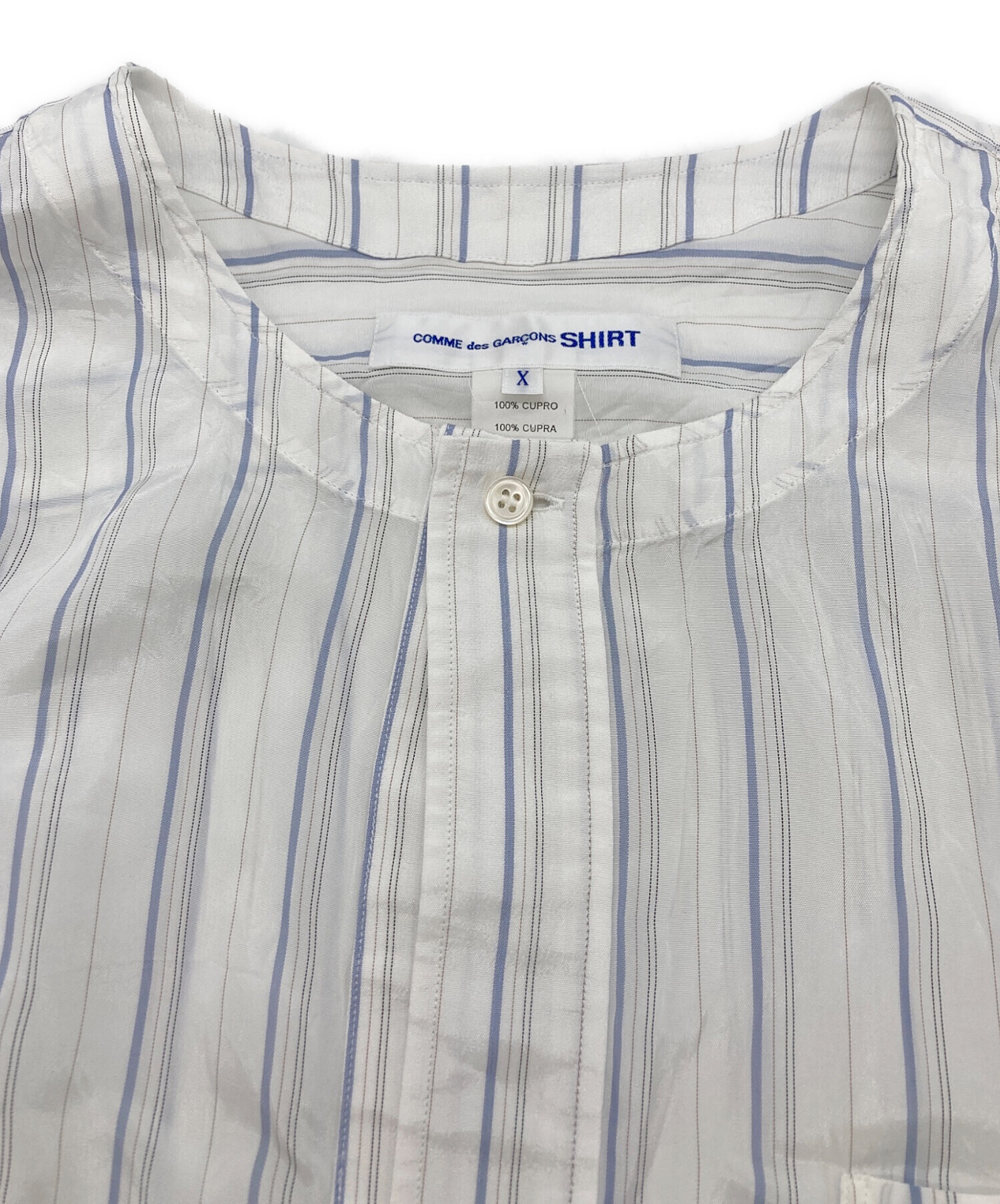 古着 コムデギャルソン シャツ ロンT アイスグレイ 中古・古着通販】COMME des GARCONS SHIRT (コムデギャルソンシャツ