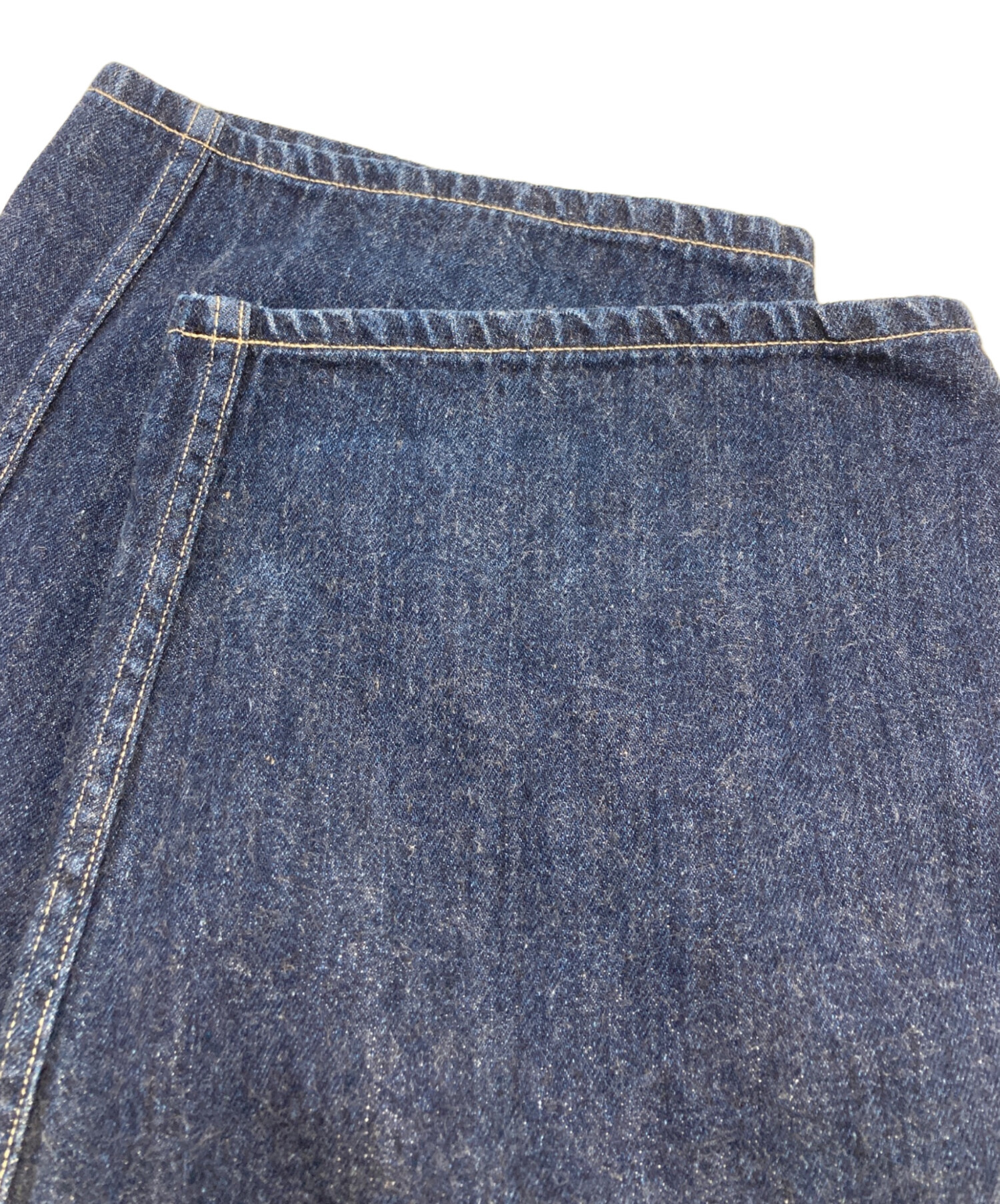 中古・古着通販】COMOLI (コモリ) デニム ベルテッドパンツ インディゴ
