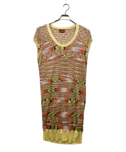 中古・古着通販】missoni (ミッソーニ) ノースリーブワンピース マルチ