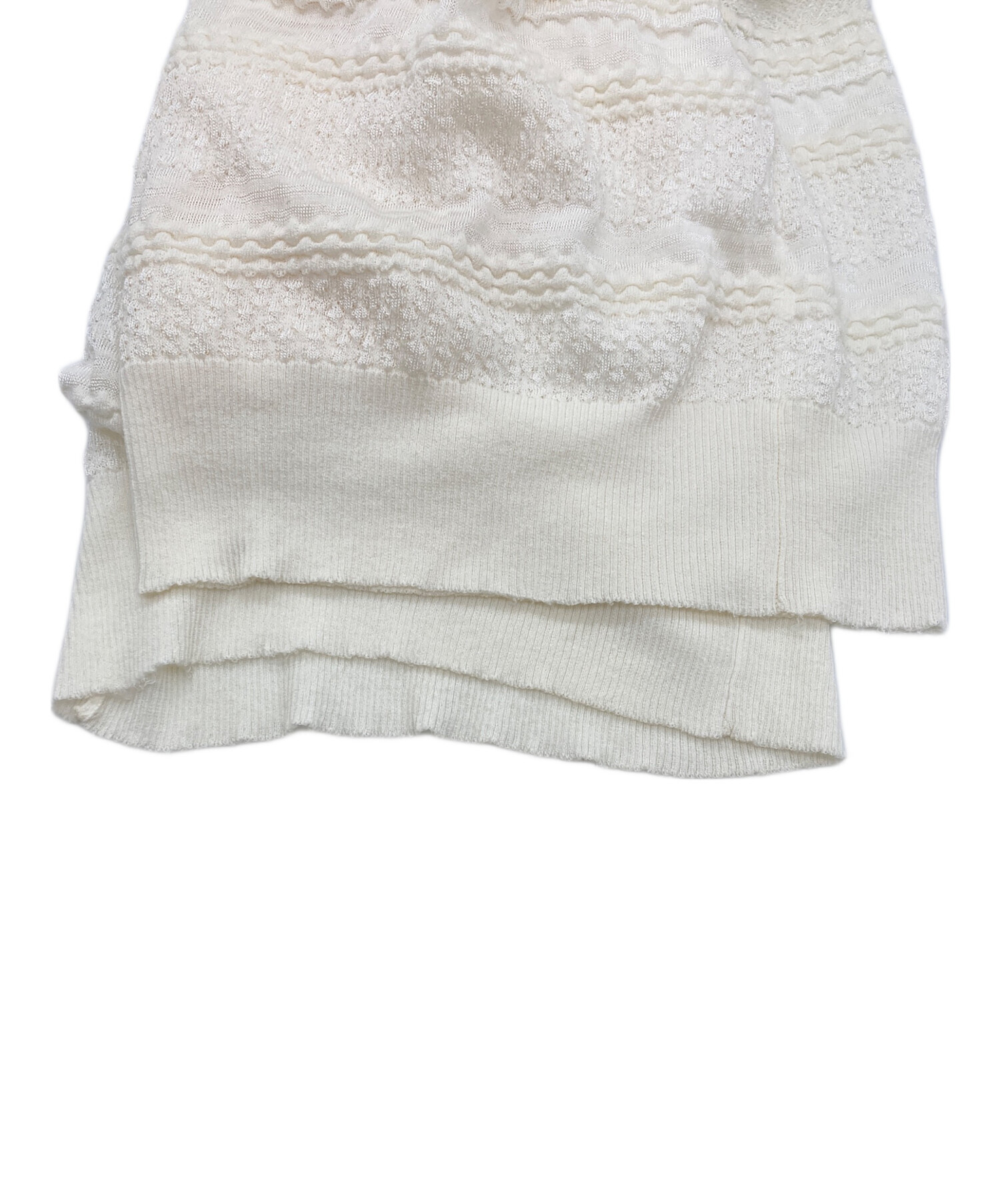 MISSONI パンツ ミッソーニ レディース サイズ40 新品タグ付き 中古・古着通販】missoni (ミッソーニ) ニットパンツ アイボリー