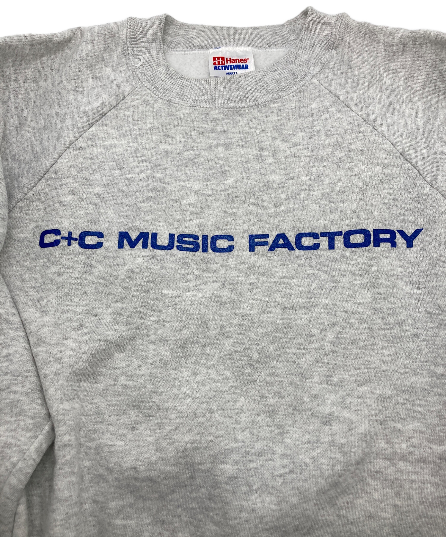 中古・古着通販】Hanes (ヘインズ) プリントスウェット グレー サイズ
