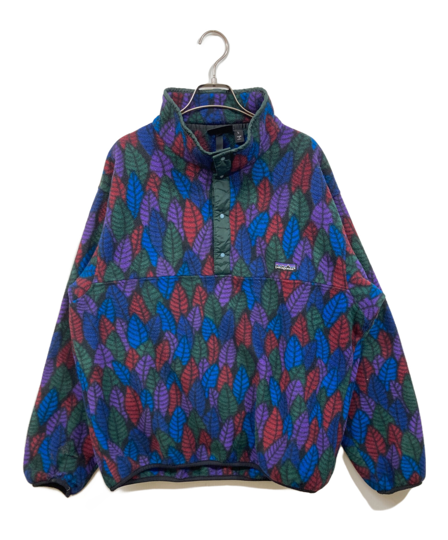 中古・古着通販】Patagonia (パタゴニア) リーフ柄シンチラスナップT