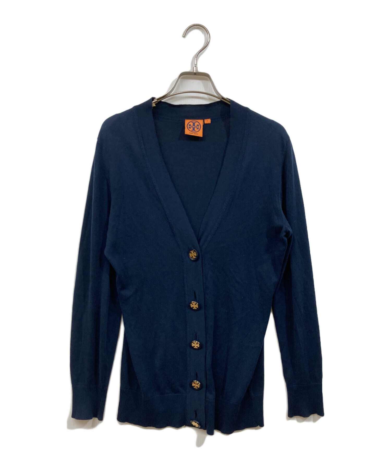 中古・古着通販】TORY BURCH (トリーバーチ) ロゴボタンカーディガン