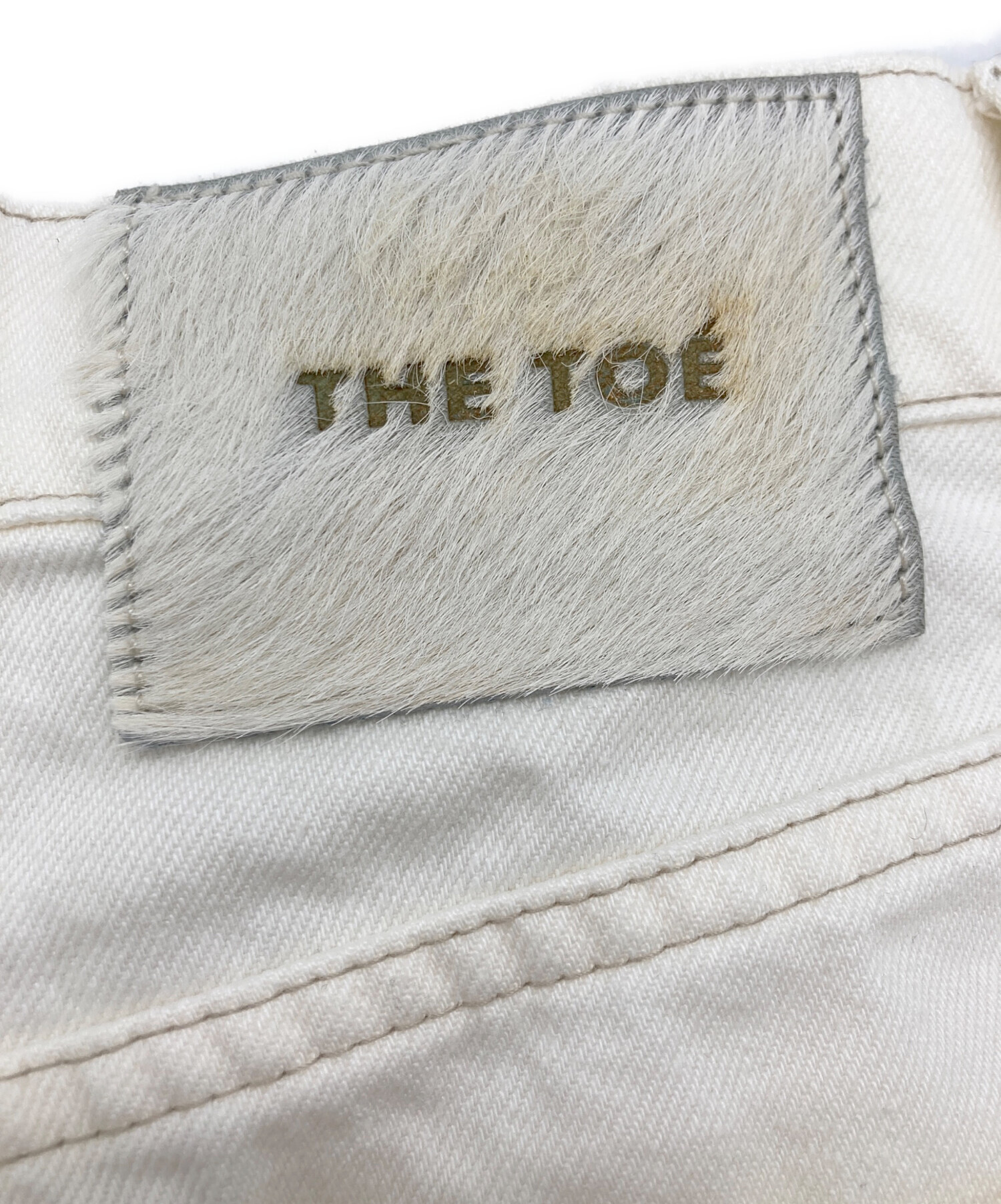 中古・古着通販】THE TOE (ザ・トゥー) Aegean Denim Pants ホワイト