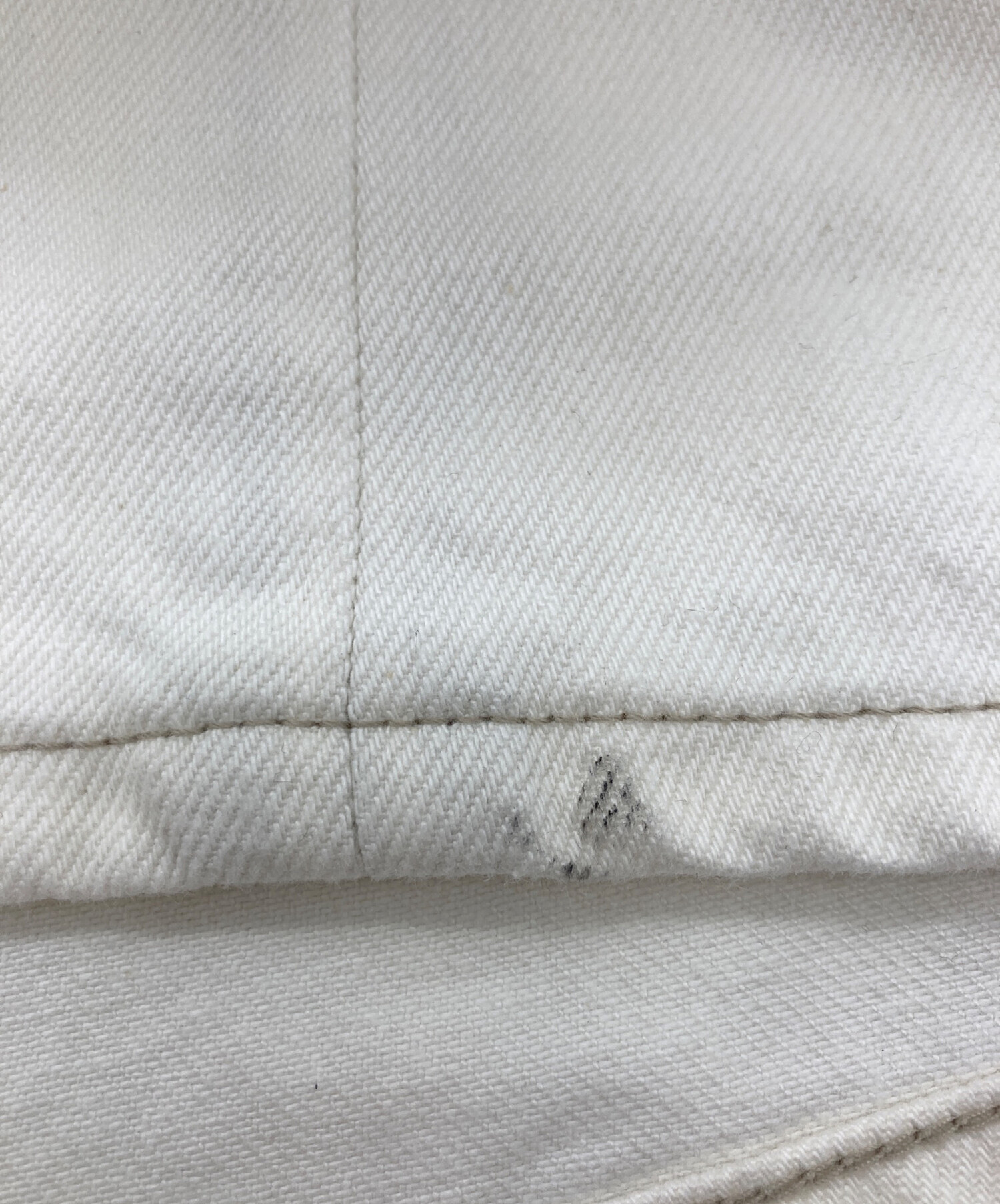 中古・古着通販】THE TOE (ザ・トゥー) Aegean Denim Pants ホワイト
