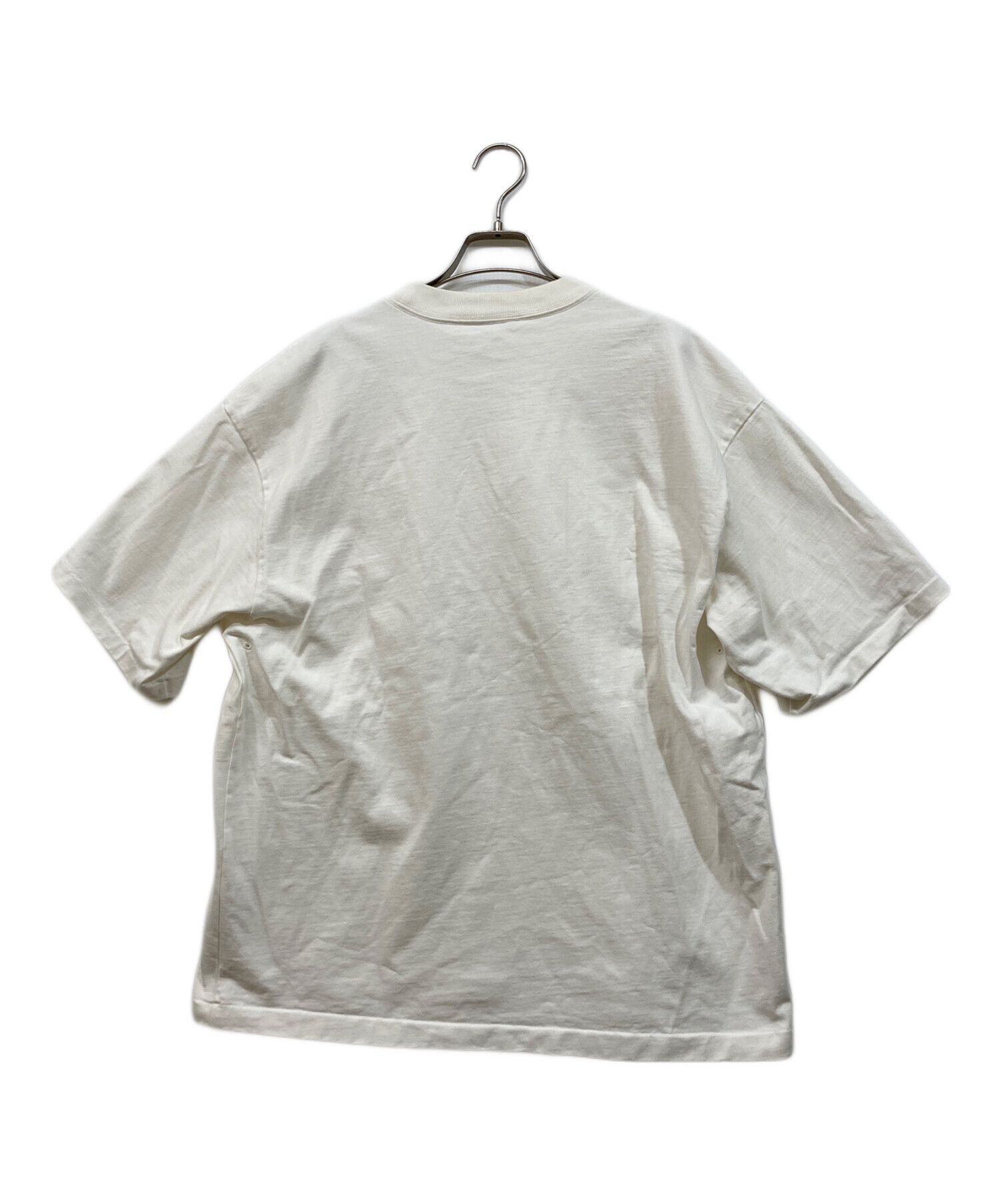 中古・古着通販】AURALEE (オーラリー) STAND-UP TEE ホワイト サイズ