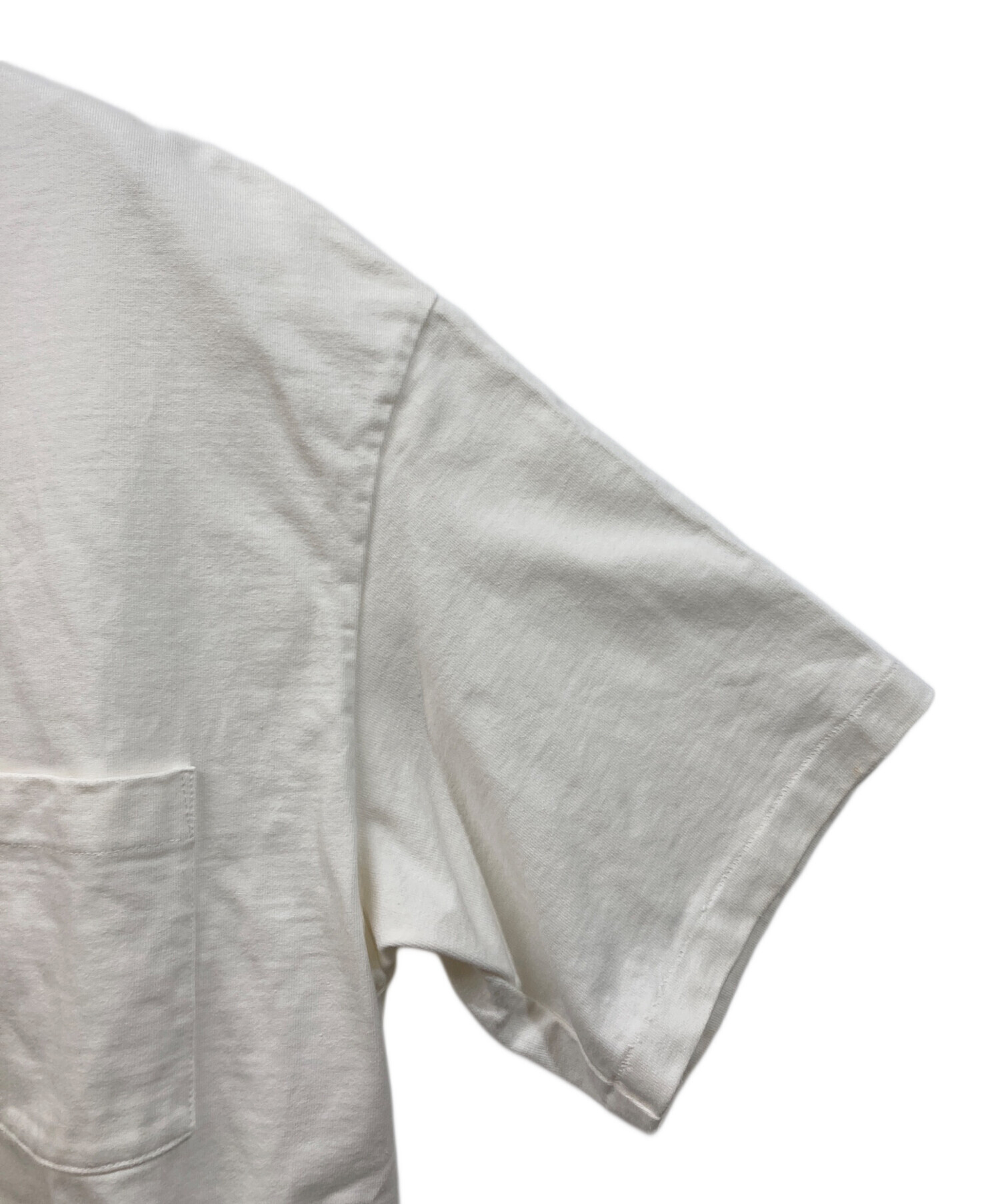 中古・古着通販】AURALEE (オーラリー) STAND-UP TEE ホワイト サイズ