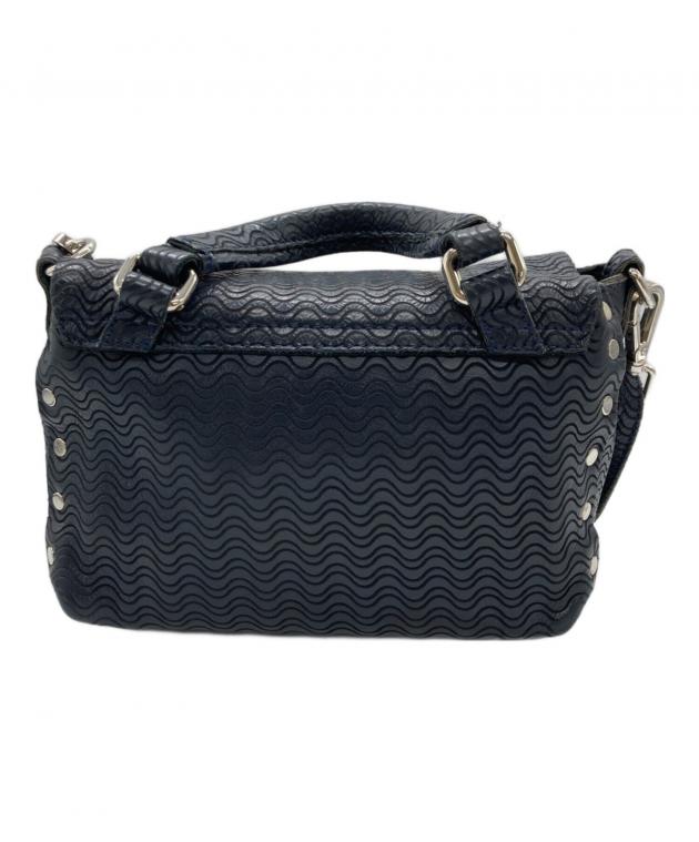 ザネラートZANELLATO 2wayショルダーポスティーナ中古ブルーL 中古・古着通販】zanellato (ザネラート) ショルダーバッグ ネイビー