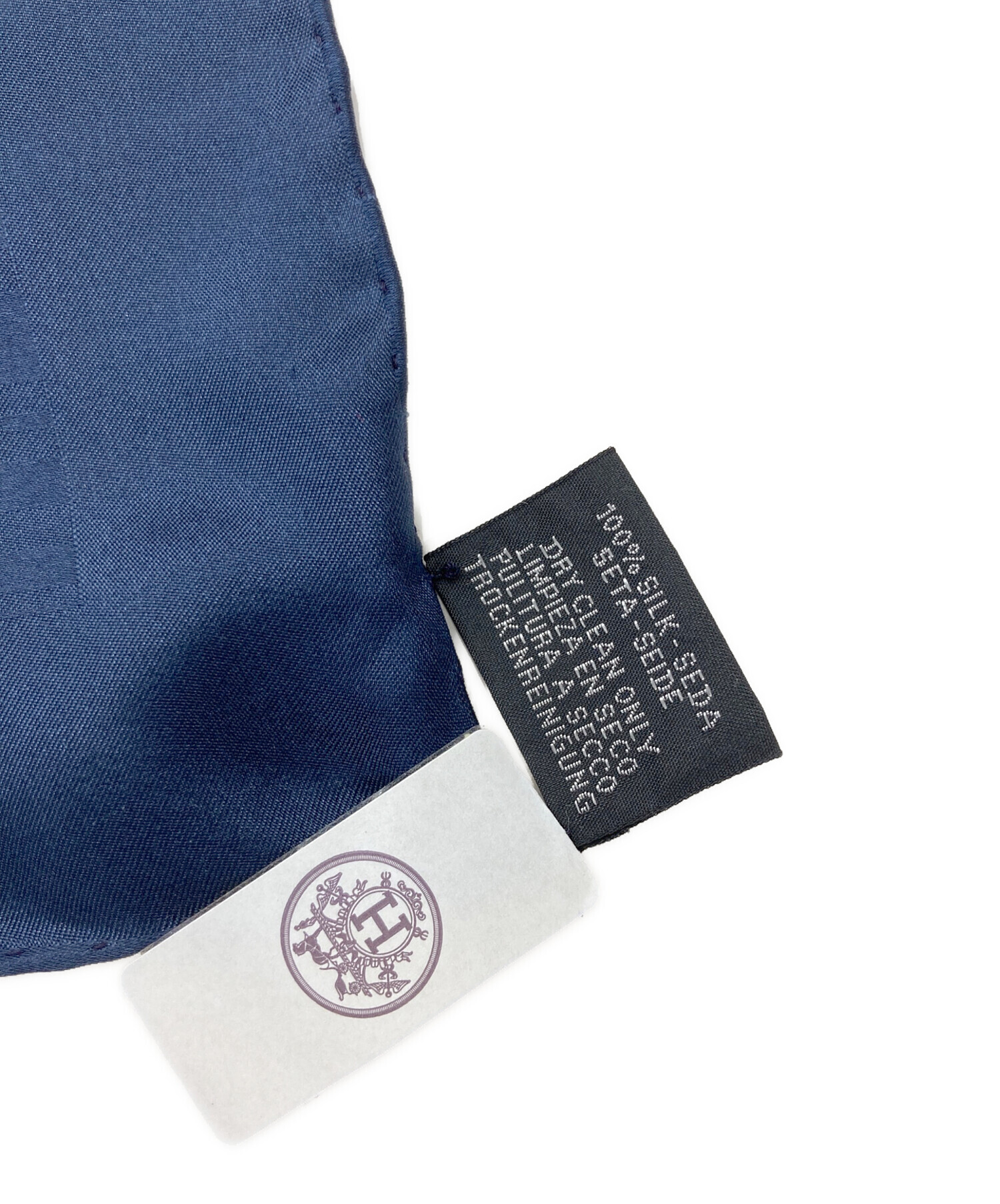 正規品　HERMESポケットチーフ 中古・古着通販】HERMES (エルメス) ポケットチーフ 45 ファソネ